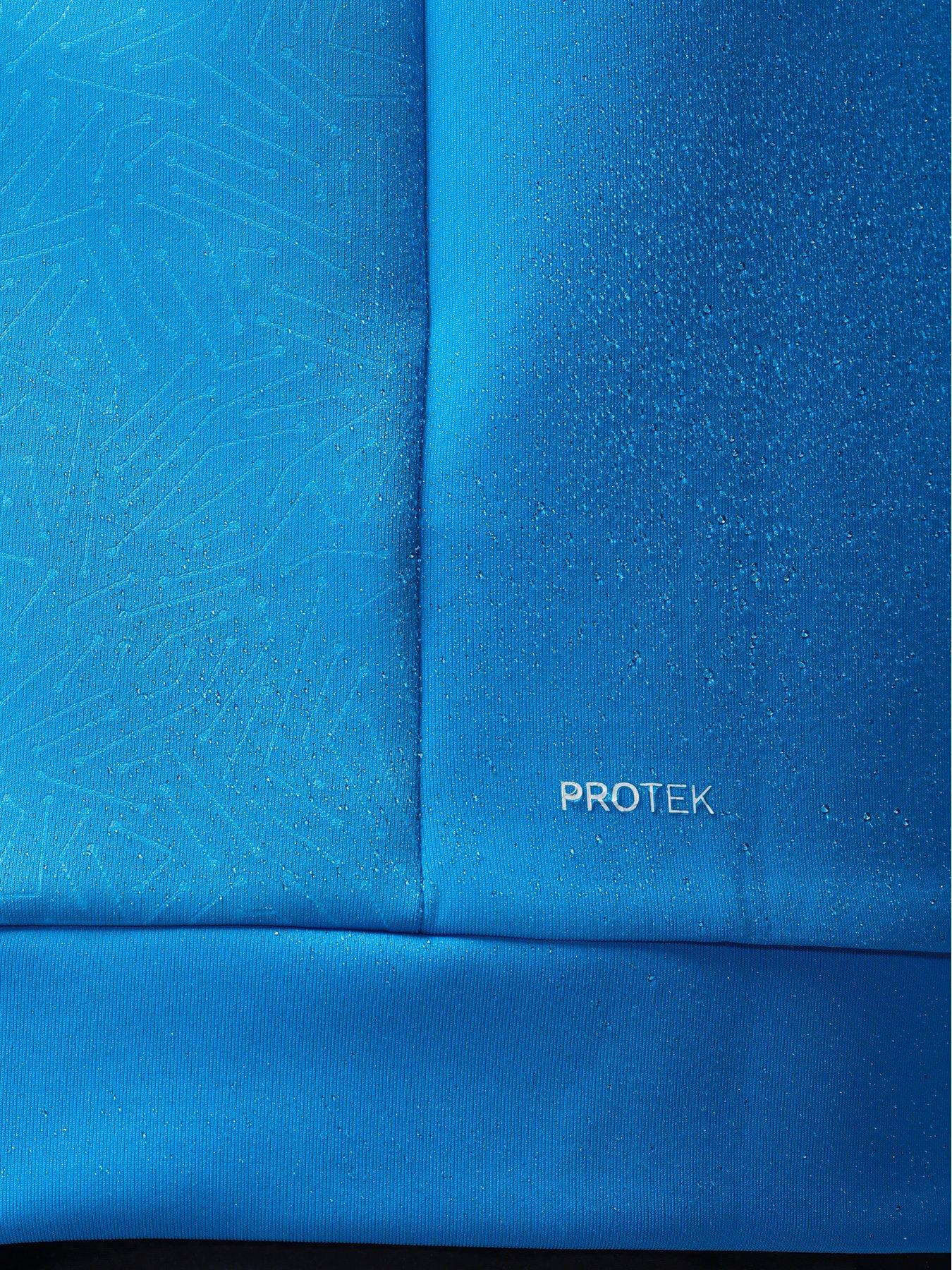 Image 7 of 7 of Castore Mens Golf Flex Debossed 1/4 Zip Top- Blue