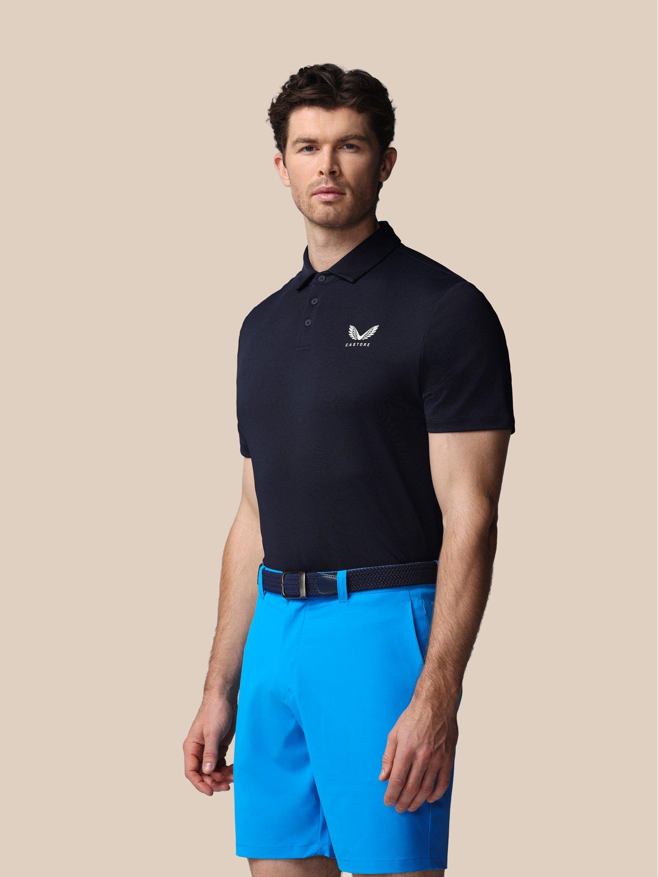 Castore Mens Golf Essential Polo - Navy