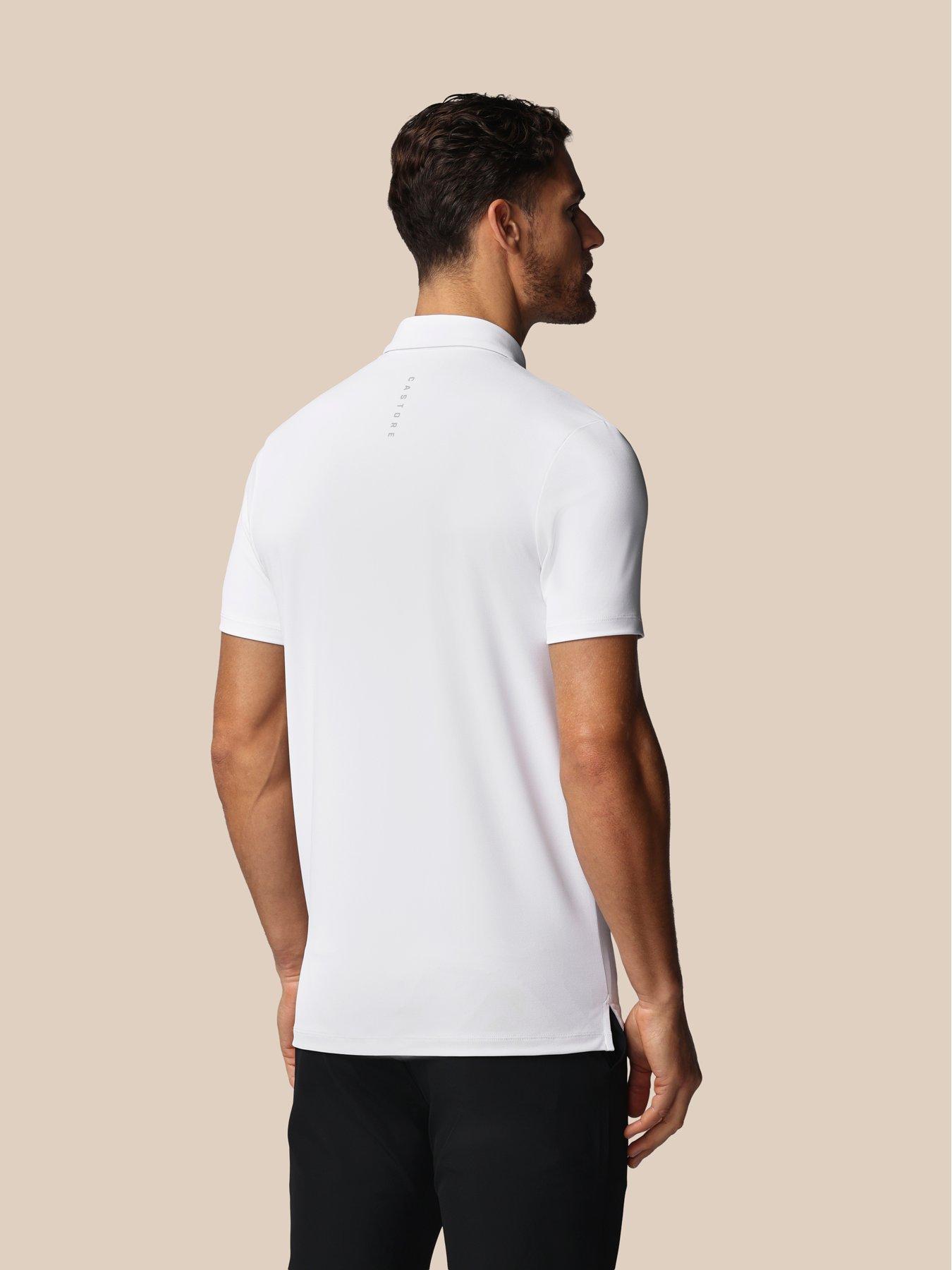 Image 2 of 7 of Castore Mens Golf Essential Polo - White