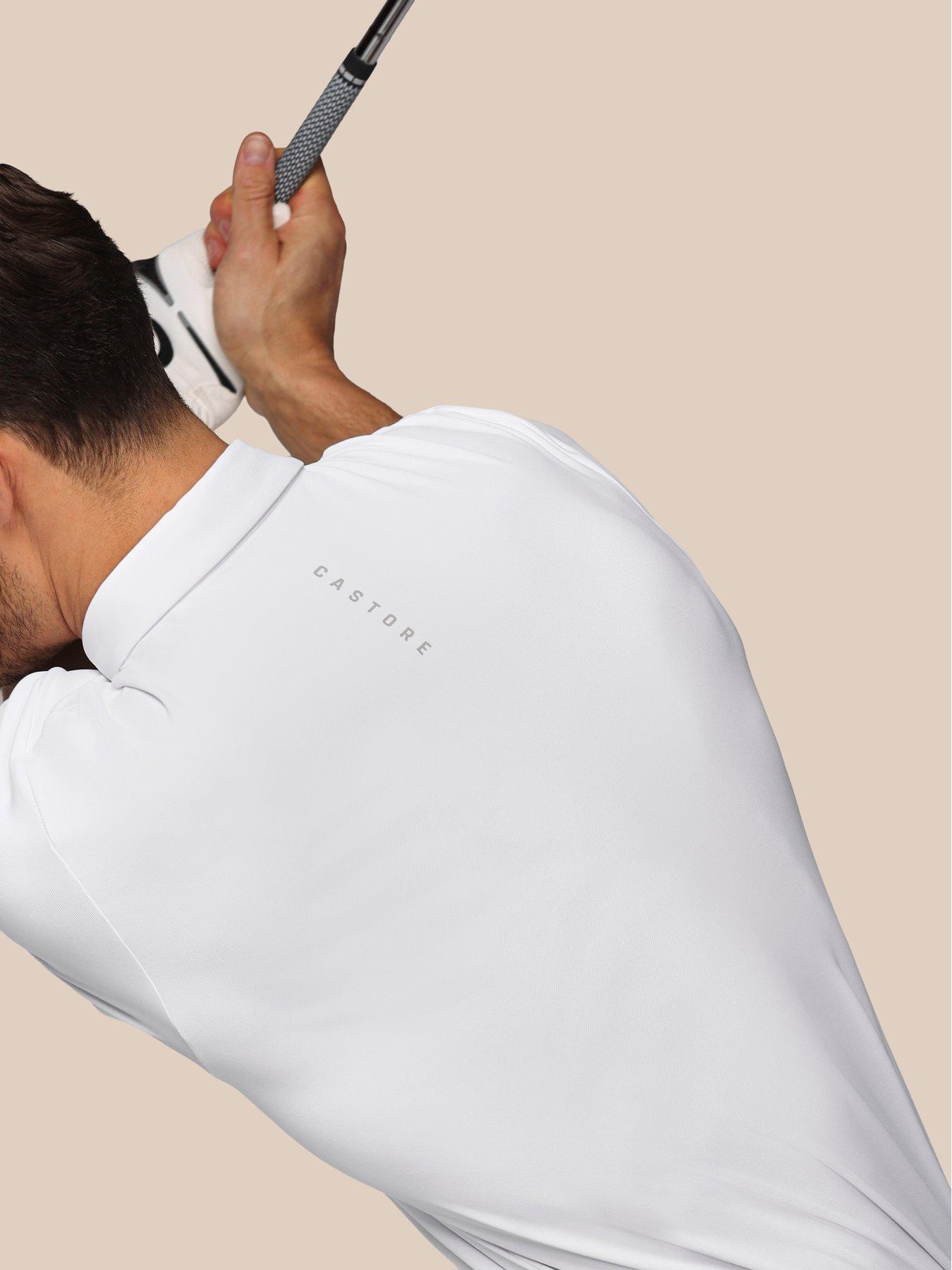 Image 6 of 7 of Castore Mens Golf Essential Polo - White