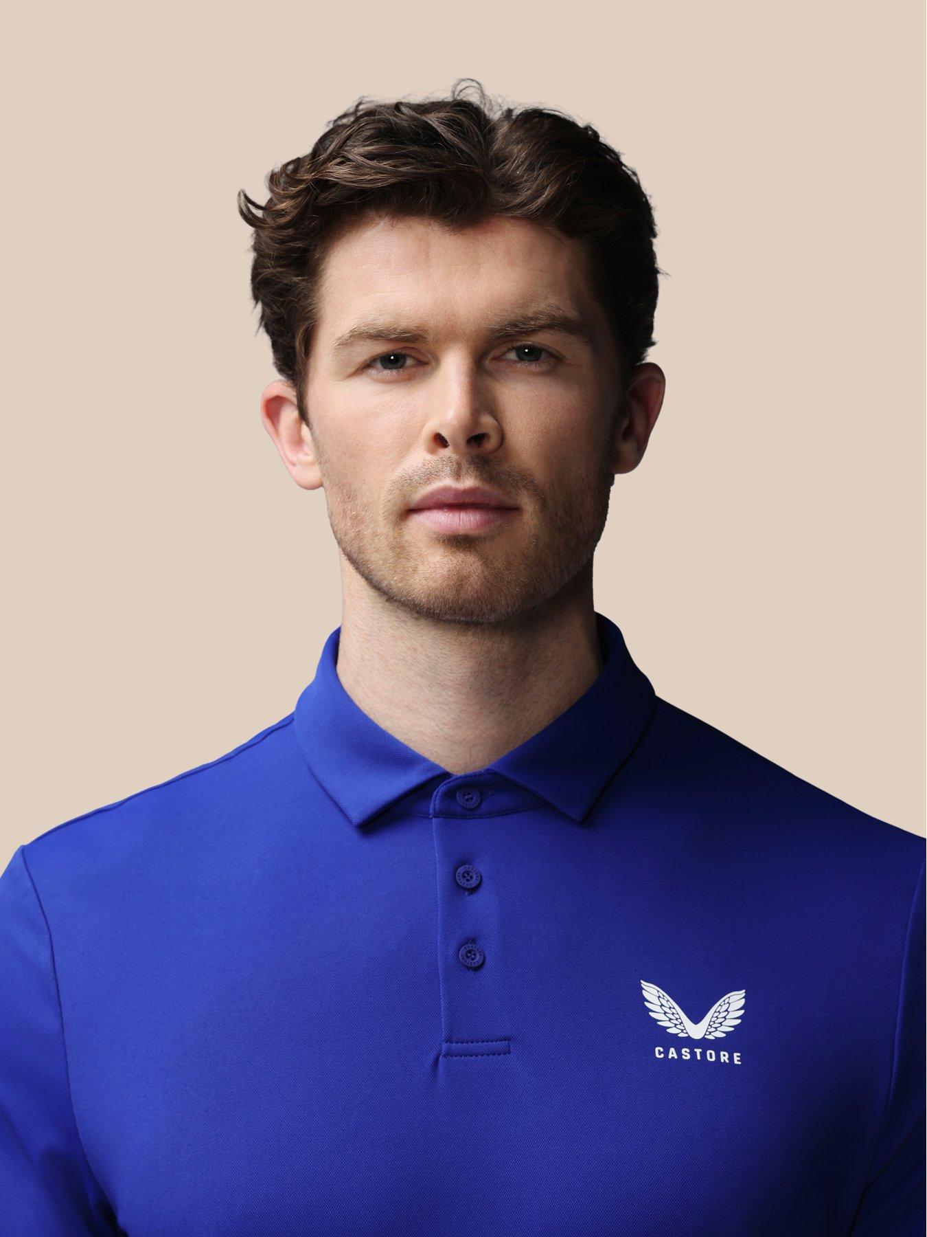 Image 4 of 7 of Castore Mens Golf Essential Polo - Dark Blue