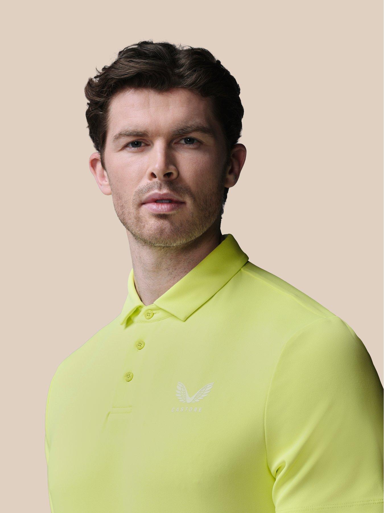 Image 4 of 7 of Castore Mens Golf Essential Polo - White