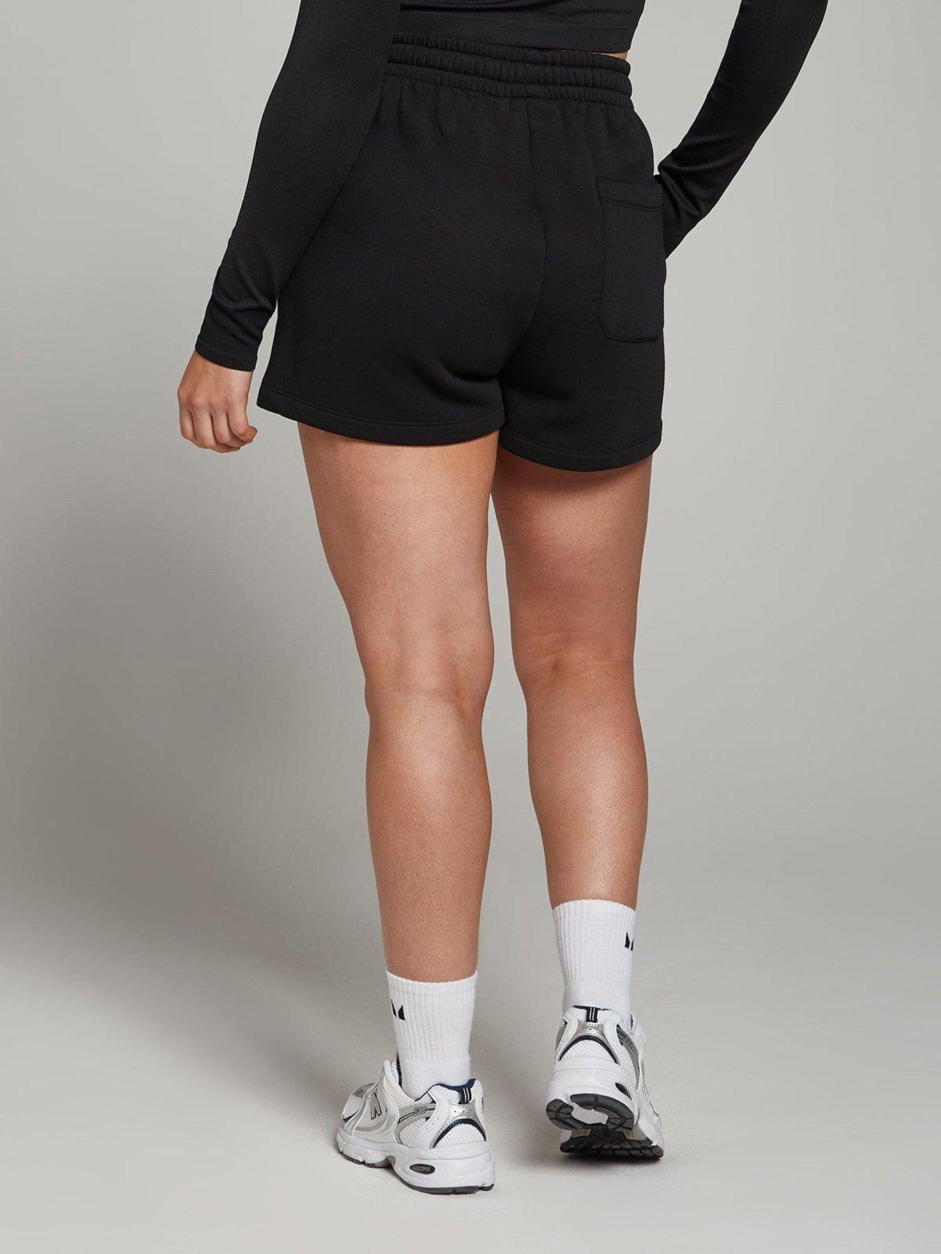 myprotein-womens-training-basics-short-blackstillFront