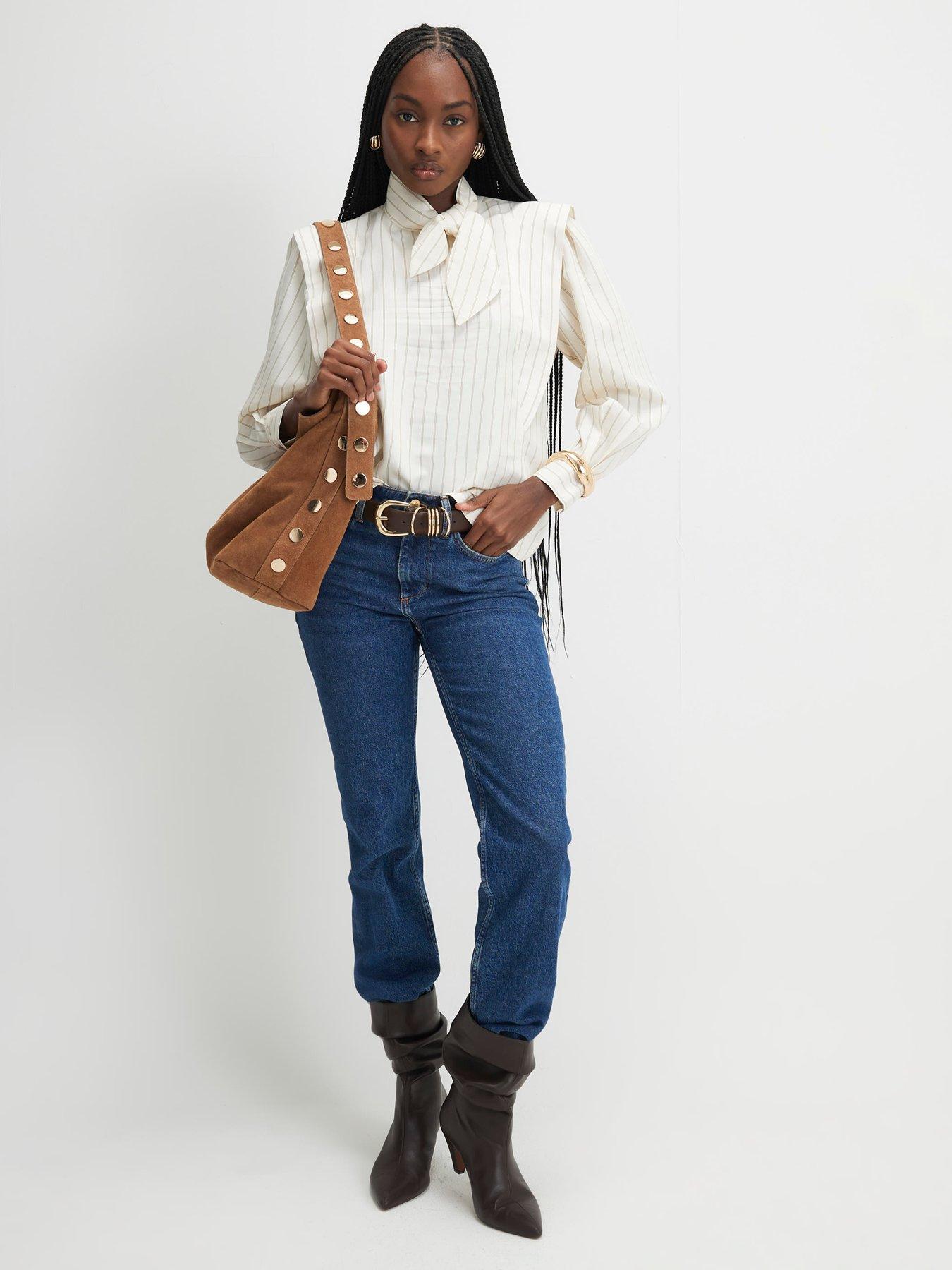 river-island-striped-tie-neck-blouse-creamback