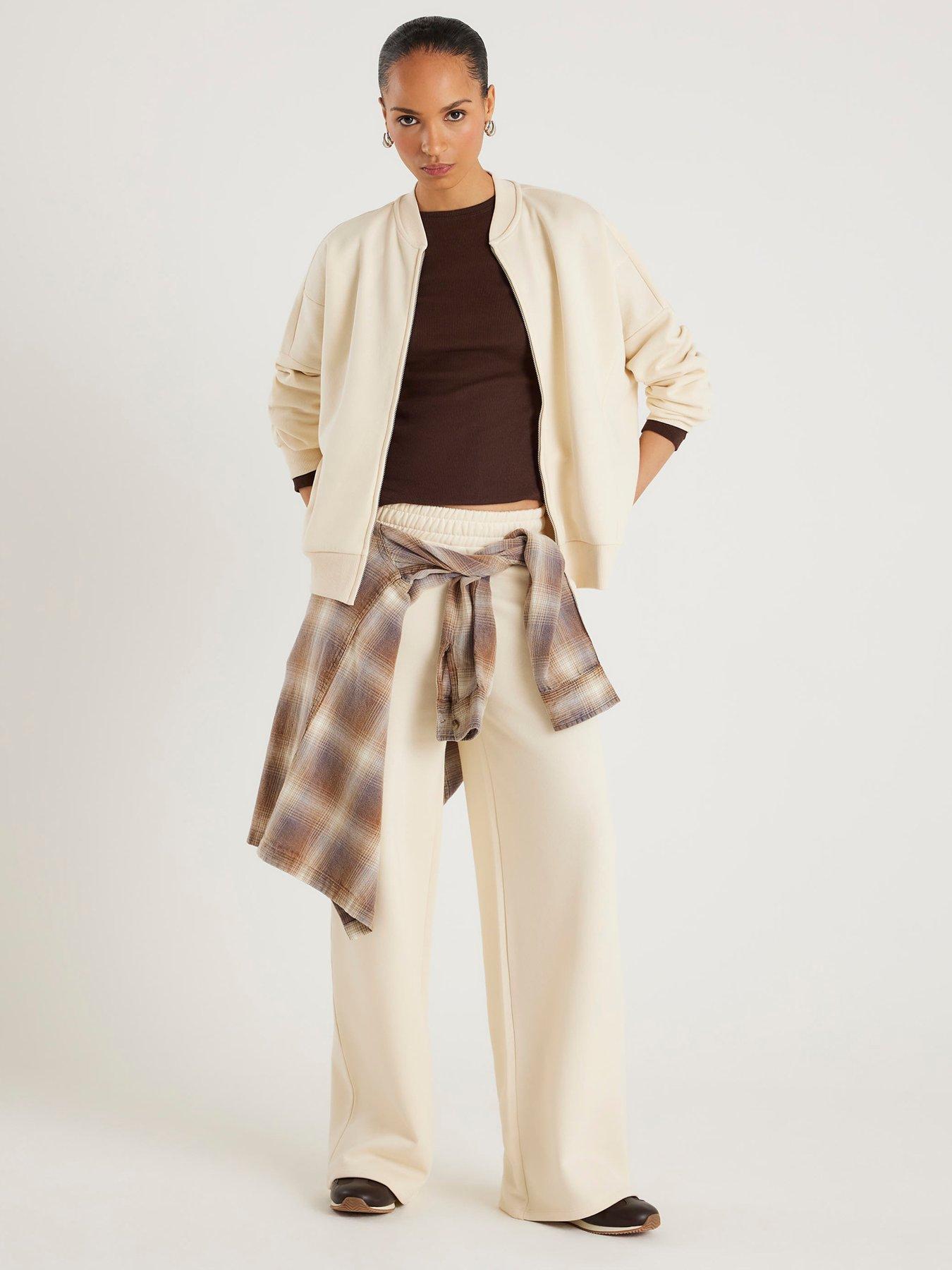 river-island-long-sleeve-zip-up-bomber-creamback