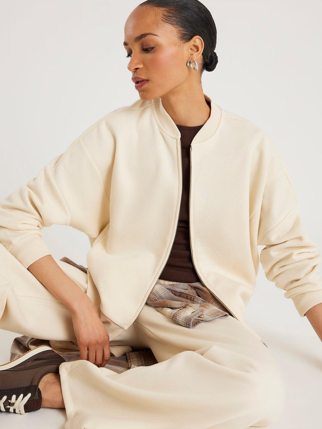 river-island-long-sleeve-zip-up-bomber-creamoutfit