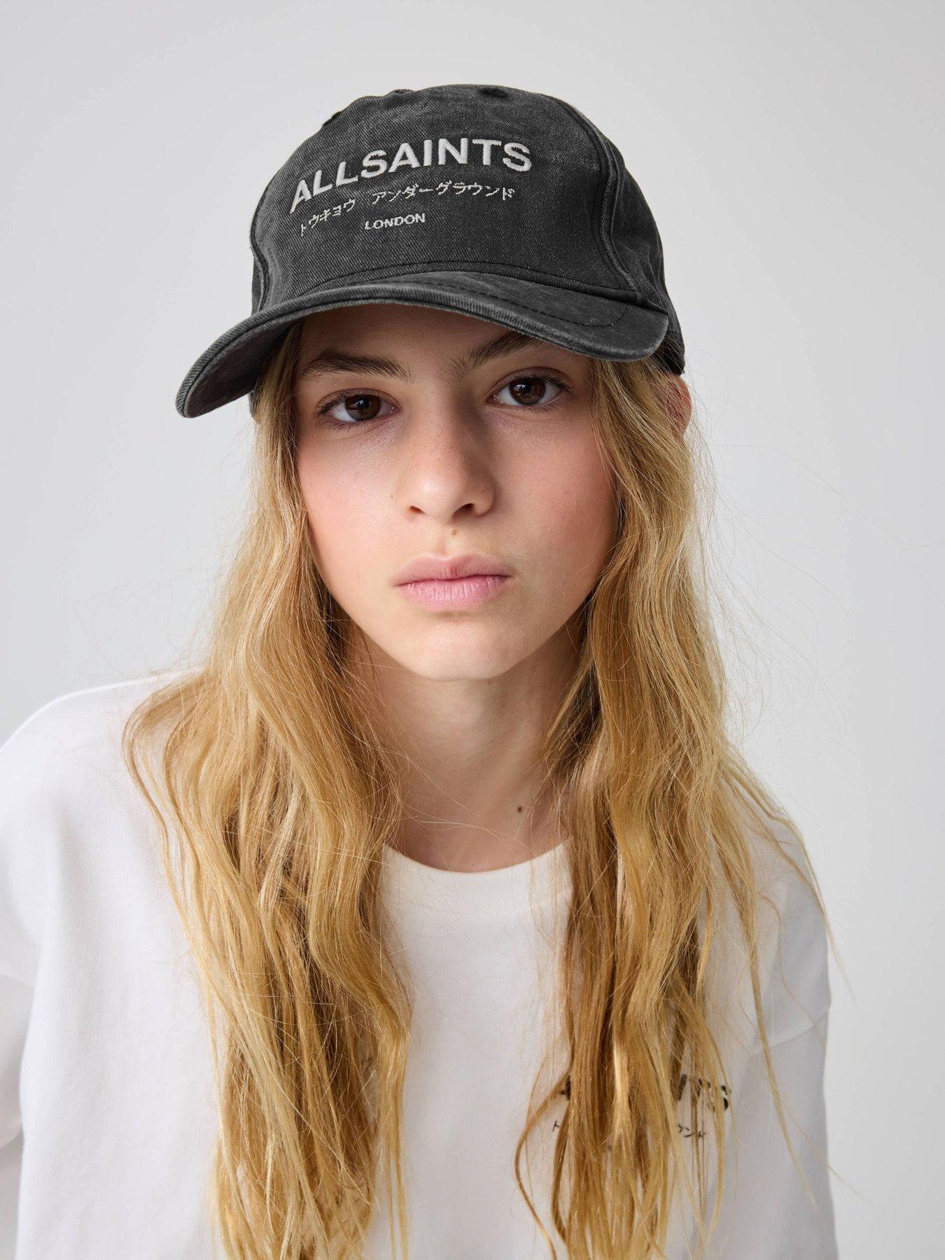 smallsaints-girls-underground-logo-baseball-cap-greystillFront