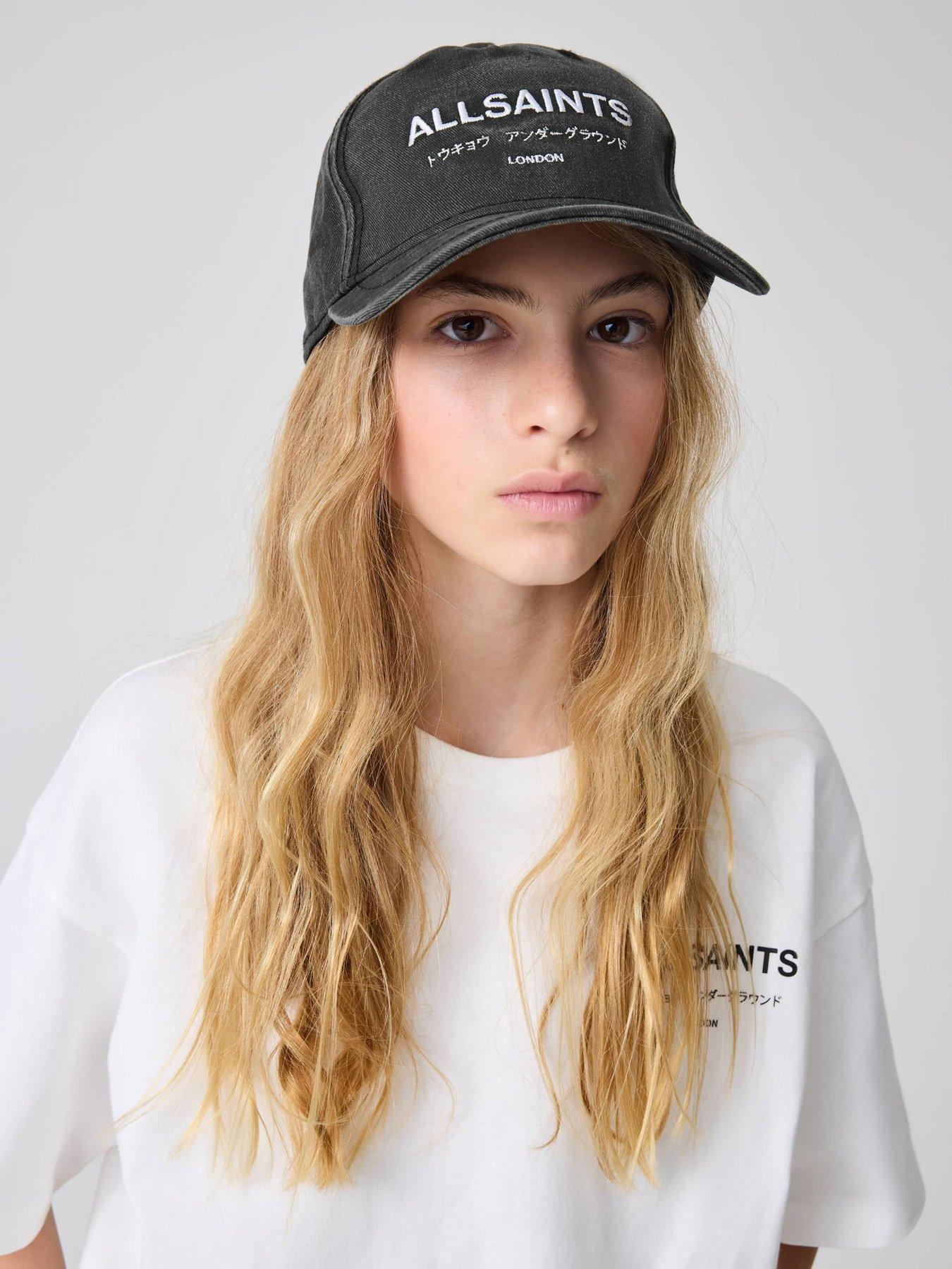 smallsaints-girls-underground-logo-baseball-cap-greydetail