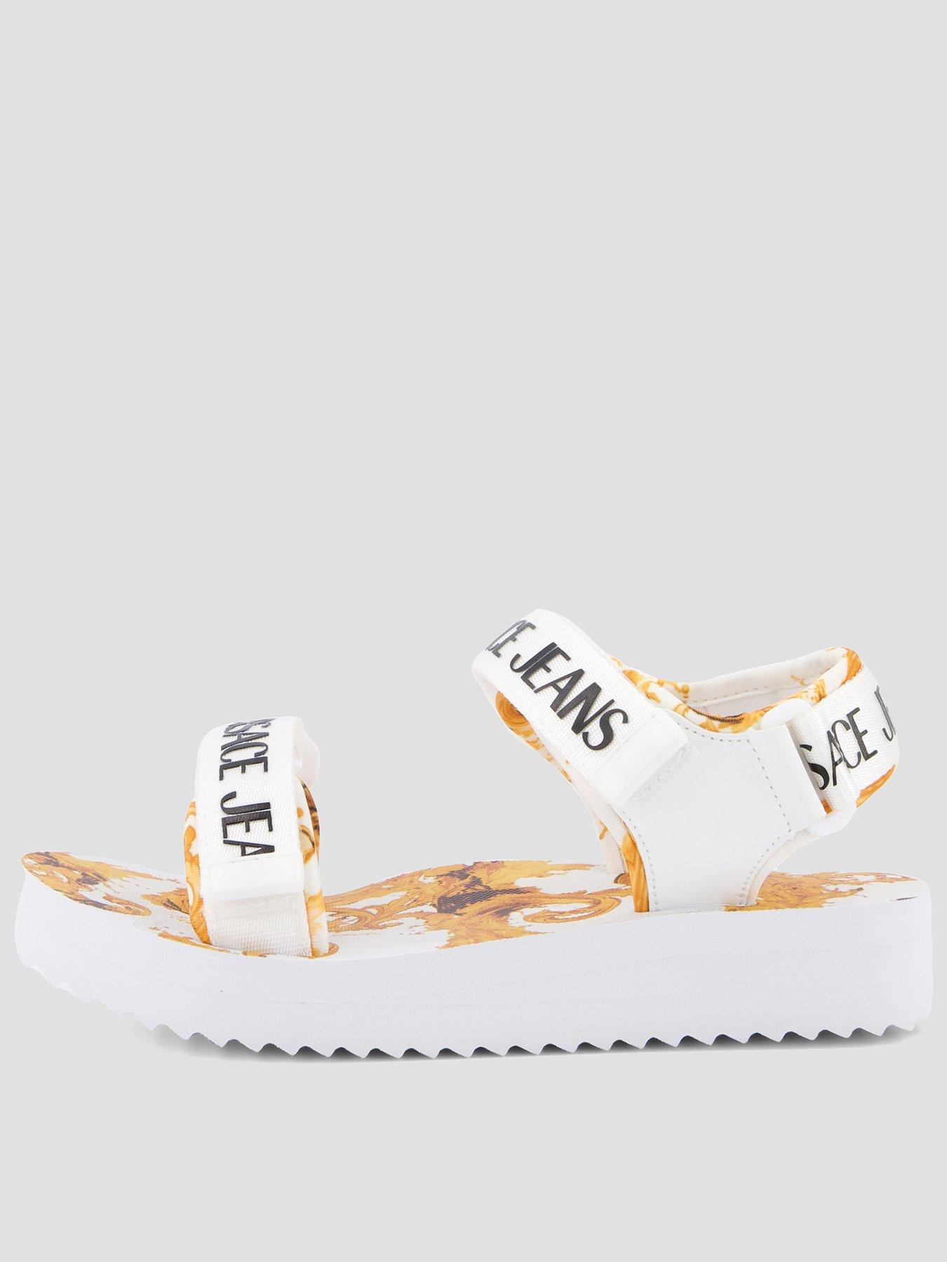Versace Jeans Couture Logo Strap Sandal