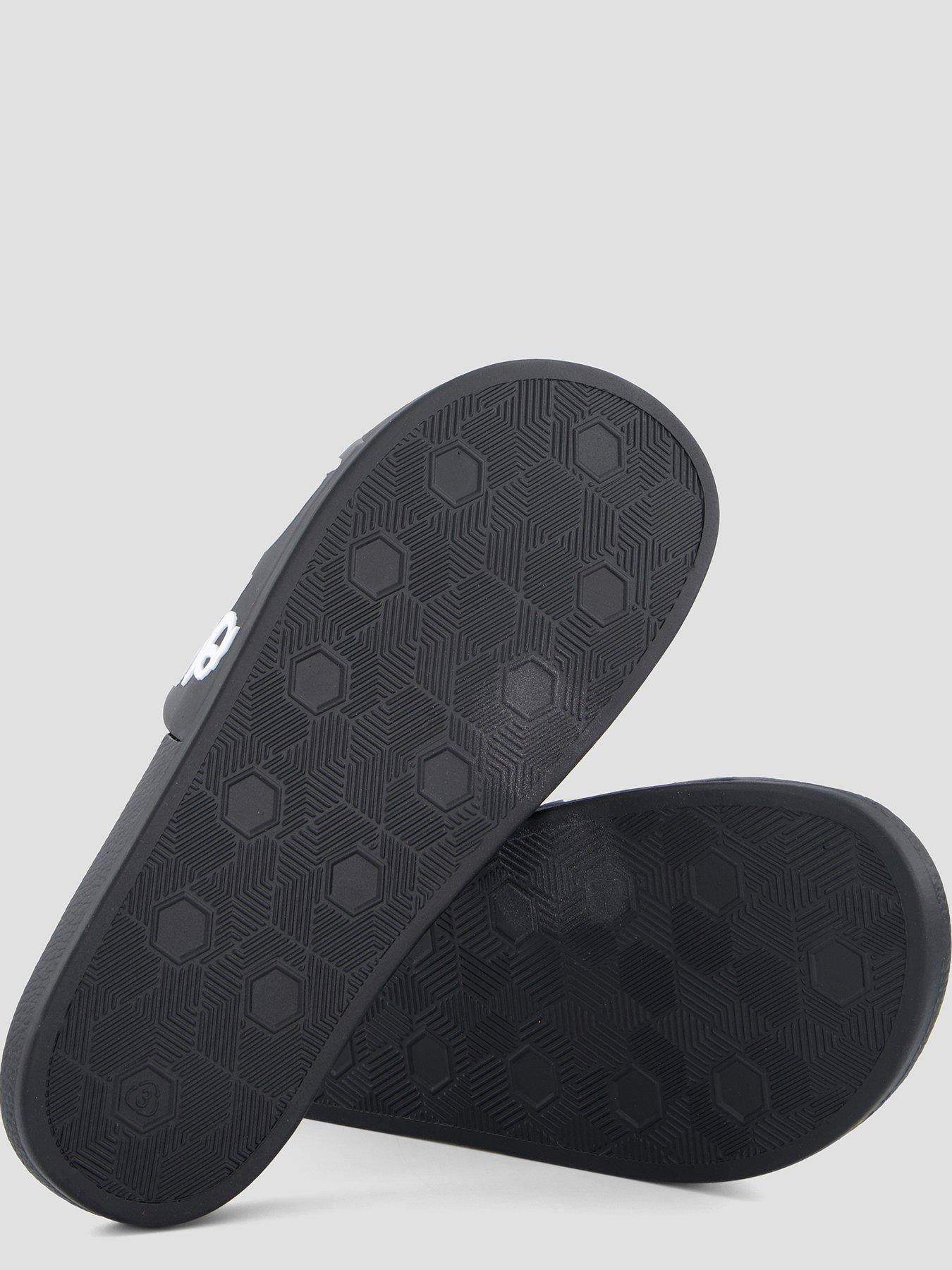 Image 4 of 7 of Versace Jeans Couture Glitter Logo Slider - Black