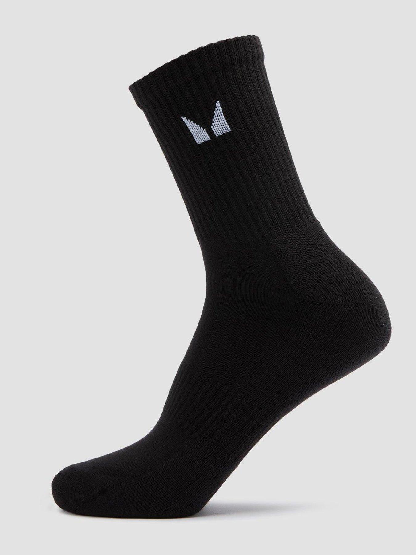 myprotein-unisex-crew-socks-3-pack-blackstillFront