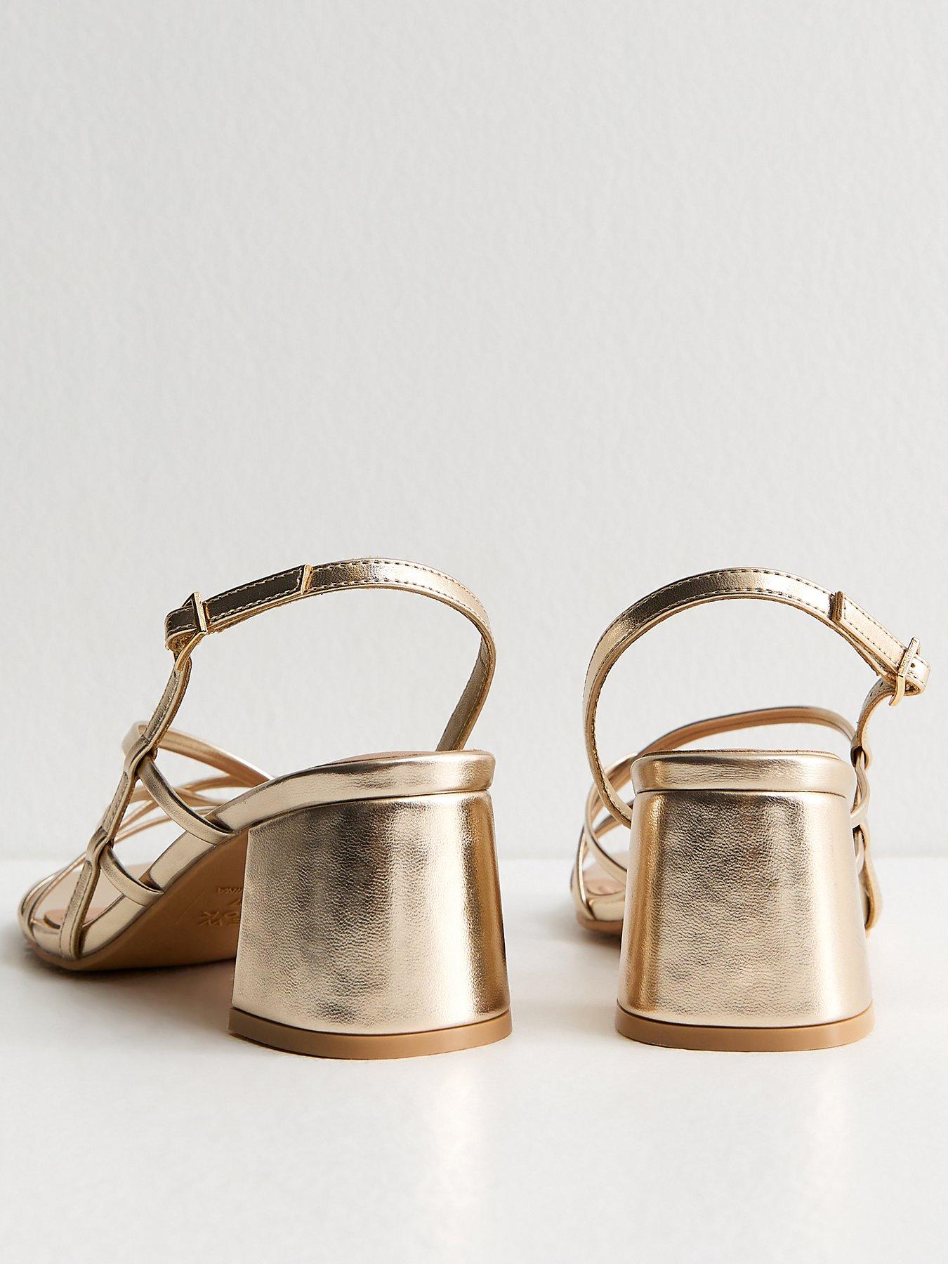 new-look-gold-faux-leather-multi-strap-block-heel-sandalsoutfit