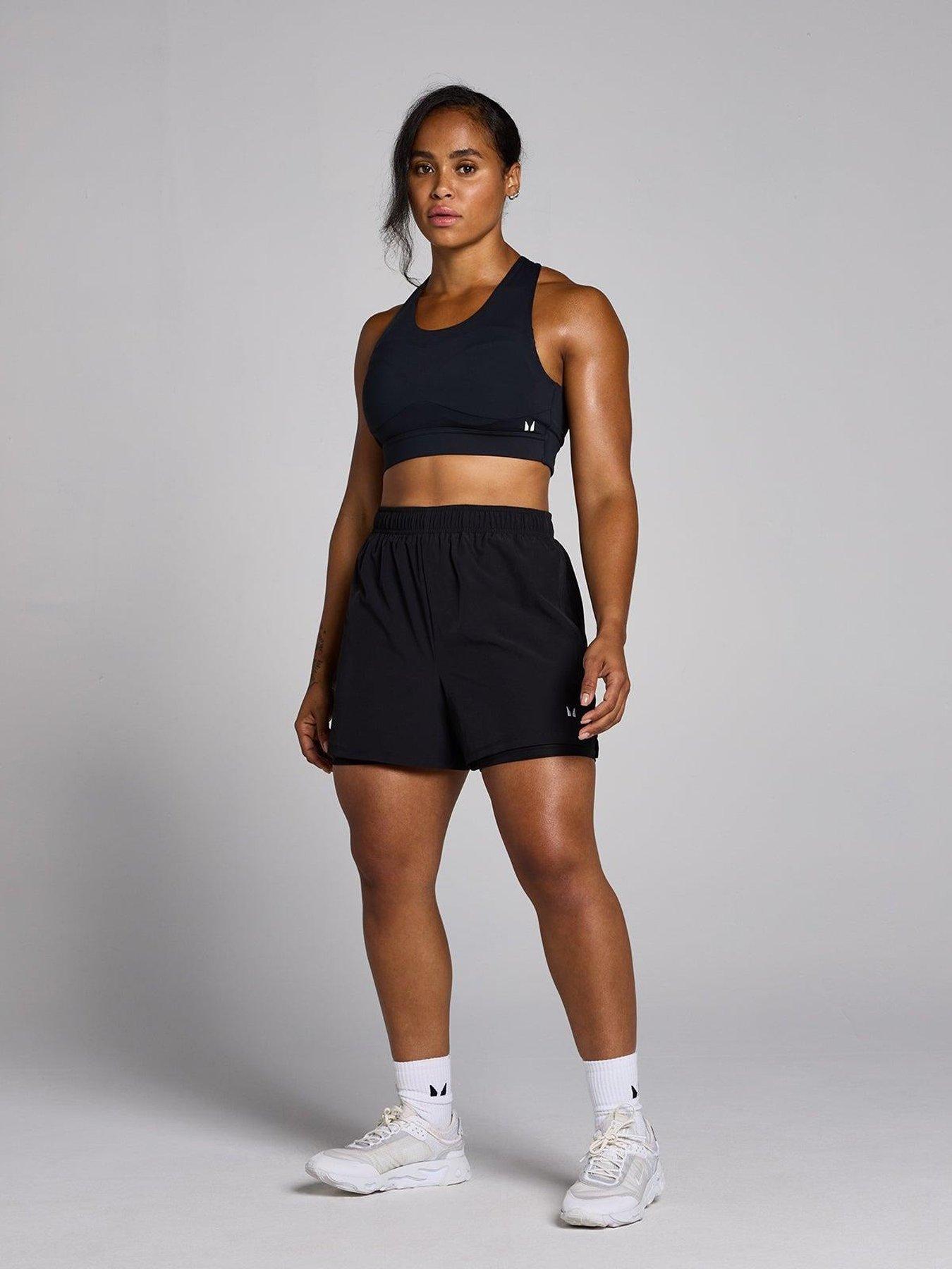 myprotein-womens-training-core-essentials-2-in-1-short-blackback