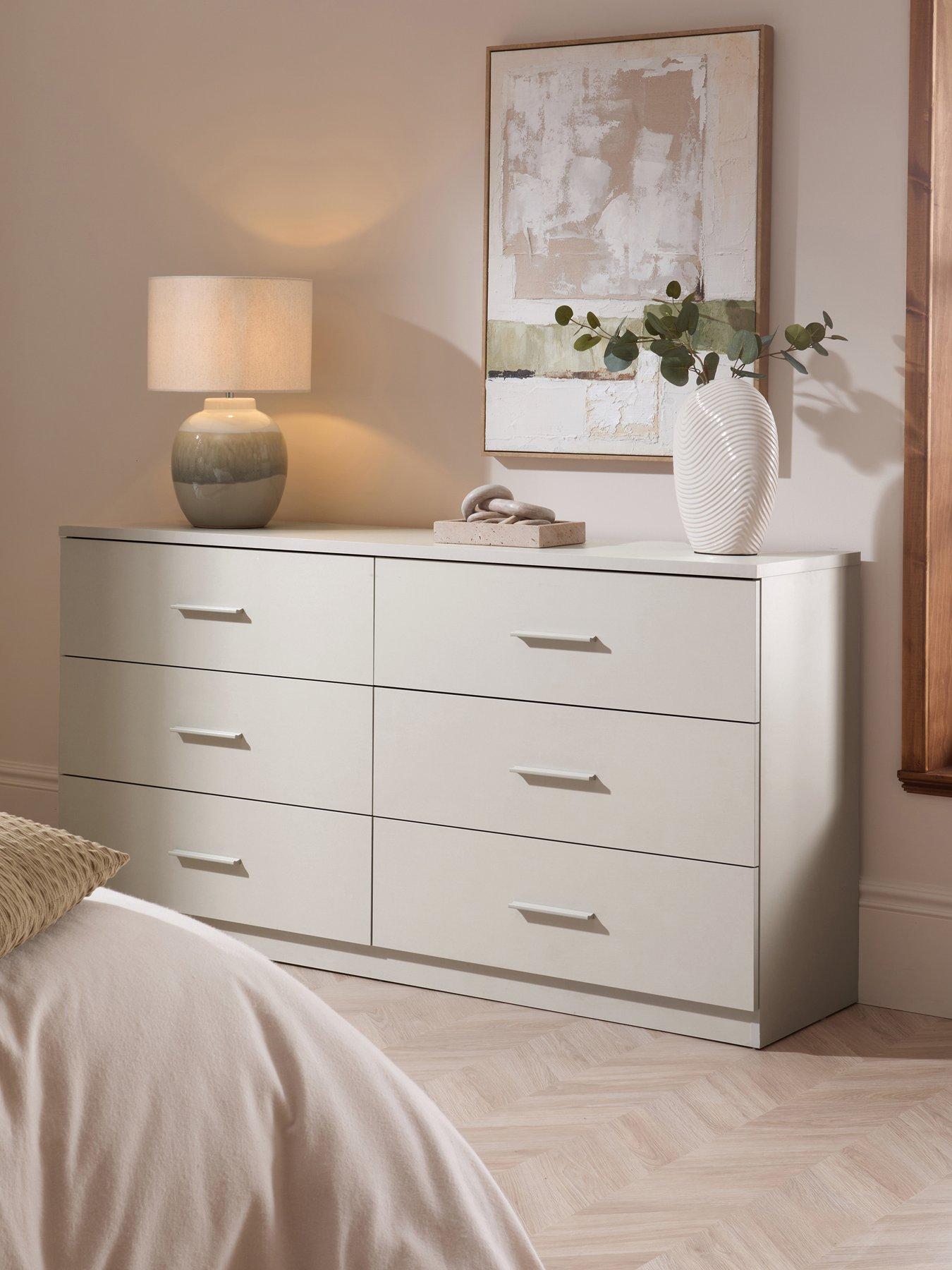 The Very Collection Murcia 6 Drawer Chest - Oatmeal