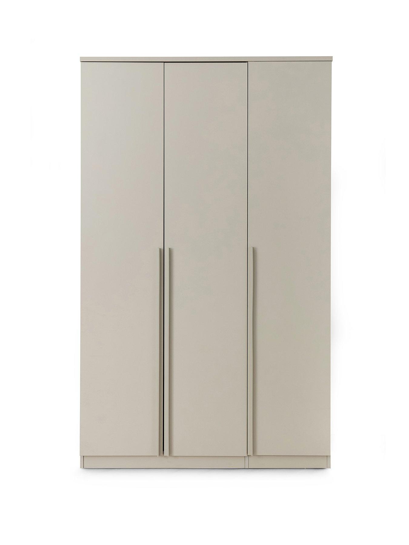 Image 2 of 7 of The Very Collection Murcia 3 Door Wardrobe - Oatmeal