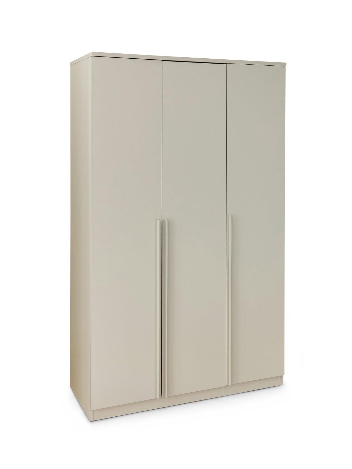 Image 3 of 7 of The Very Collection Murcia 3 Door Wardrobe - Oatmeal