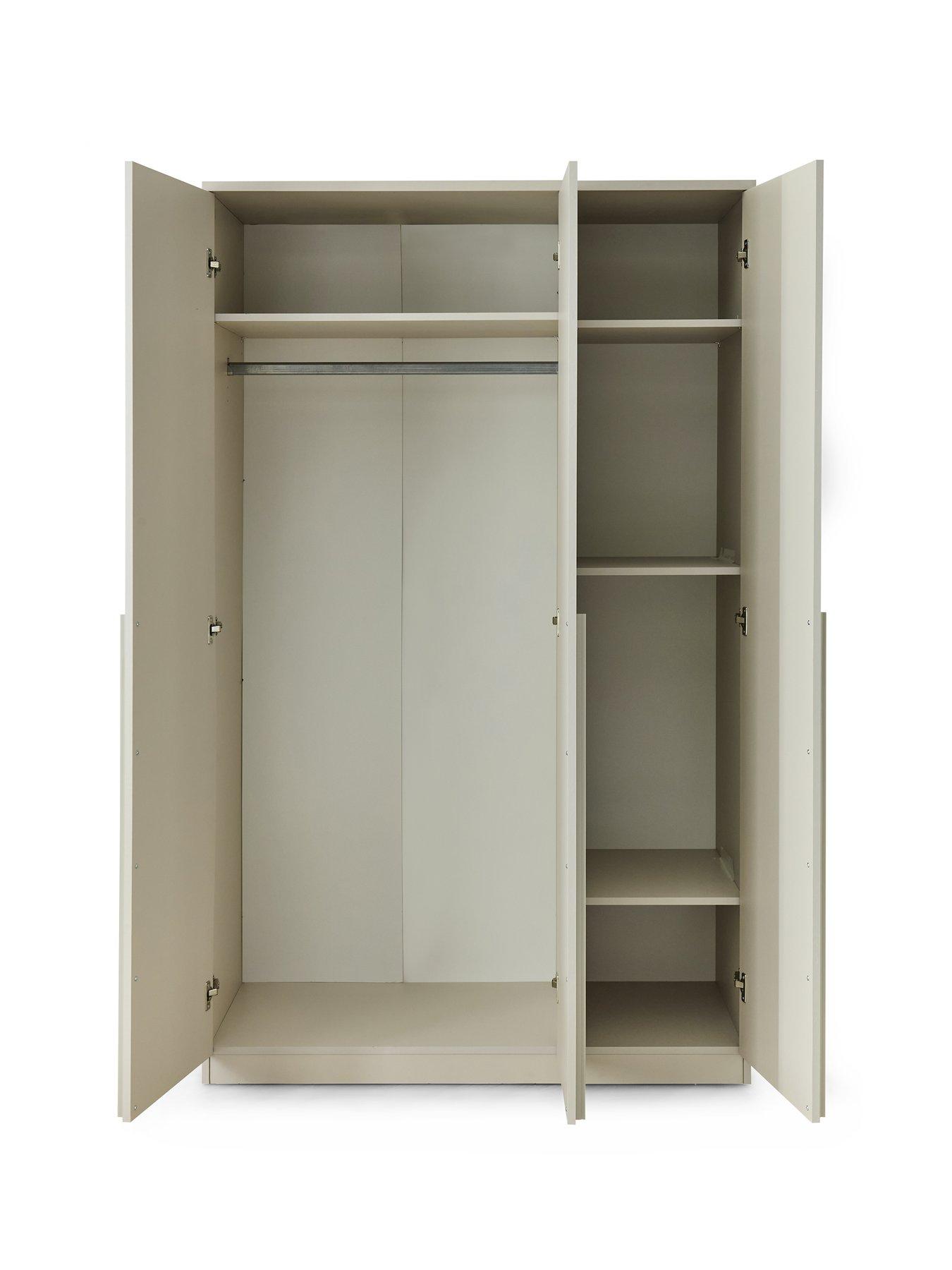 Image 4 of 7 of The Very Collection Murcia 3 Door Wardrobe - Oatmeal
