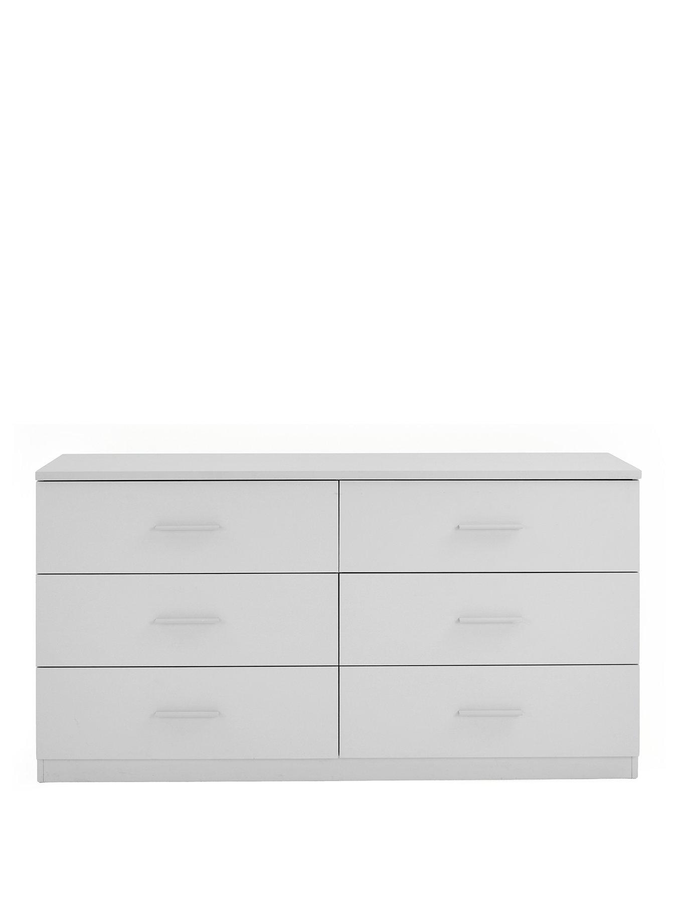 Image 2 of 7 of The Very Collection Murcia 6 Drawer Chest - White