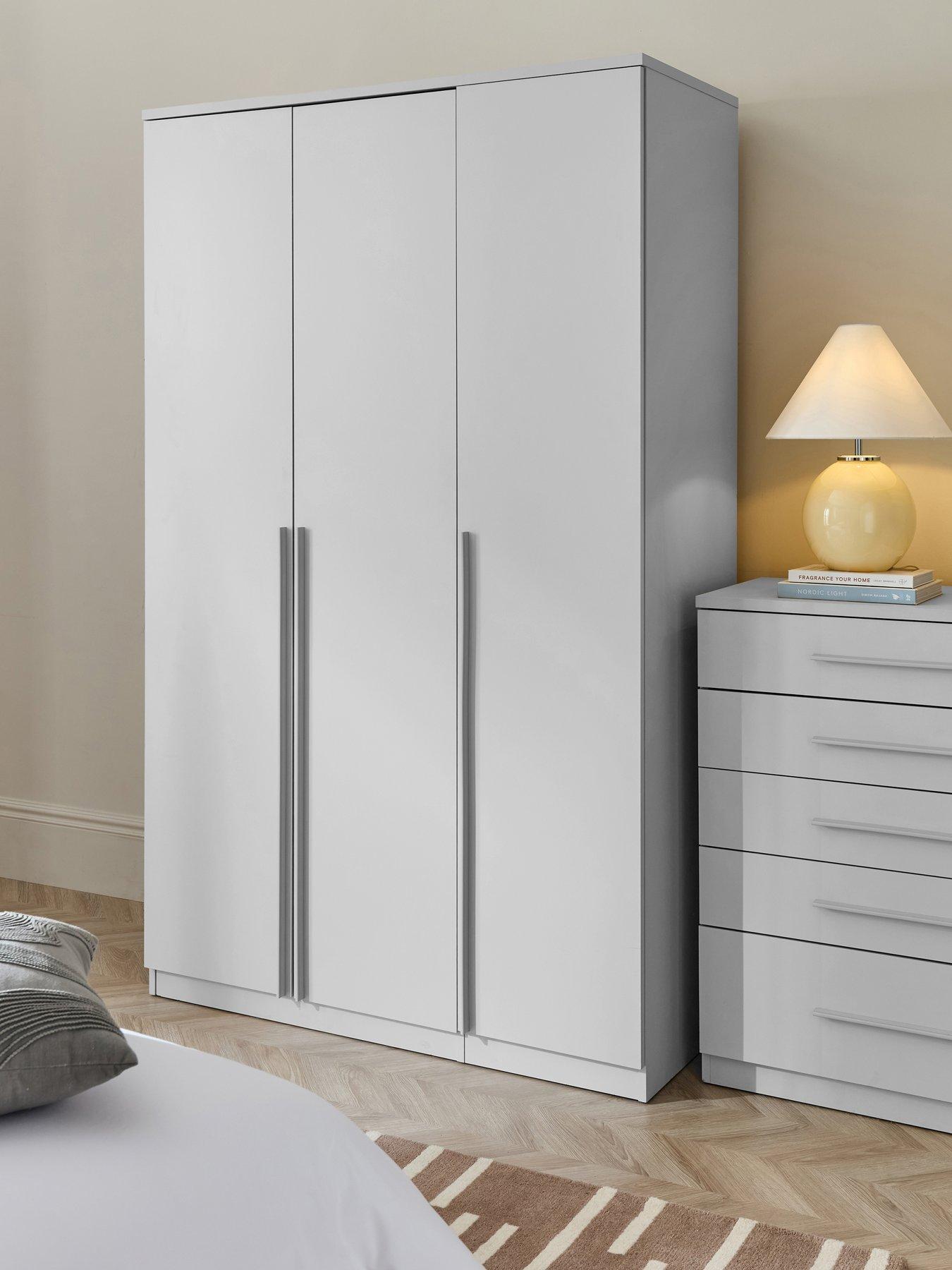 The Very Collection Murcia 3 Door Wardrobe - White