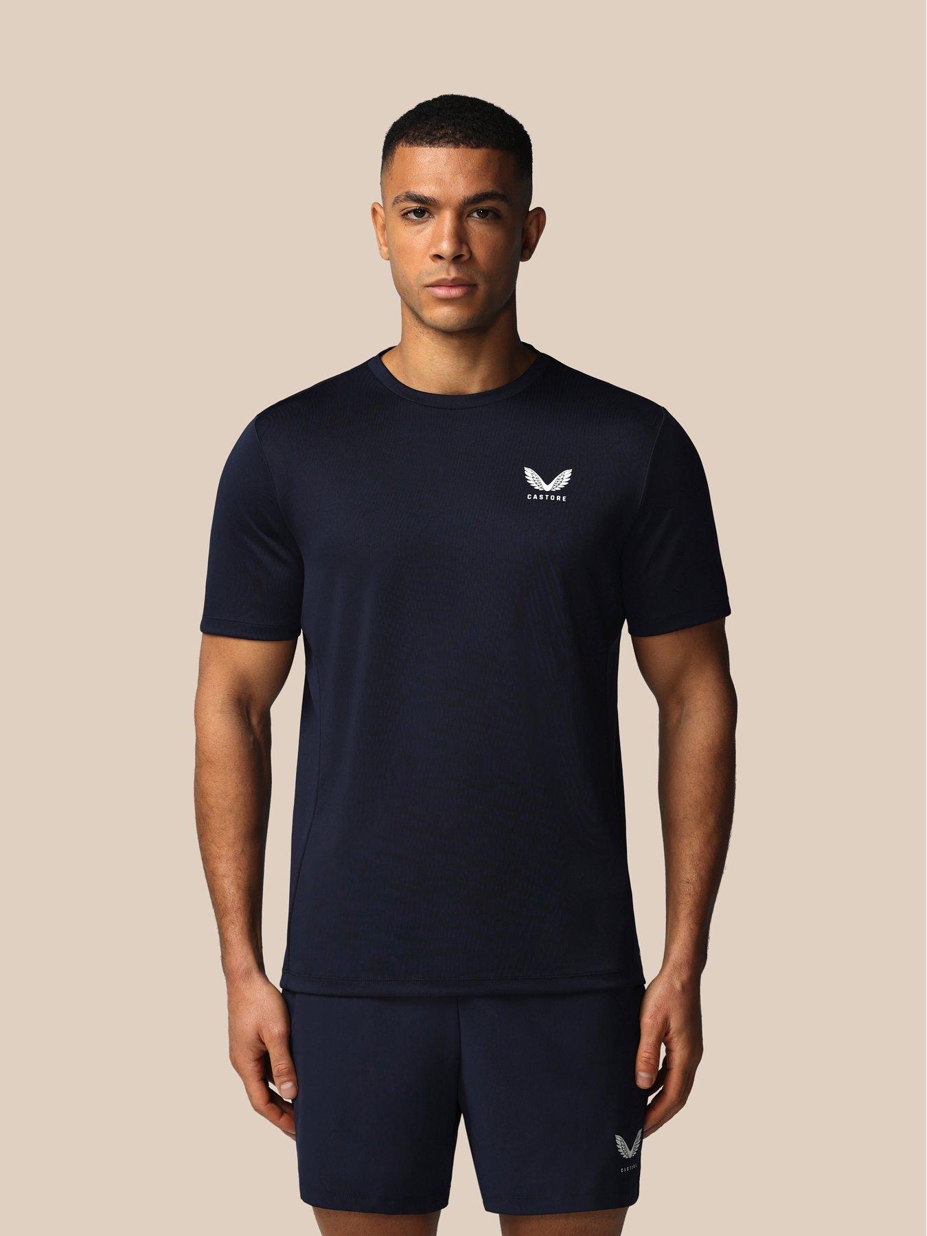 castore-mens-training-t-shirt-navyfront