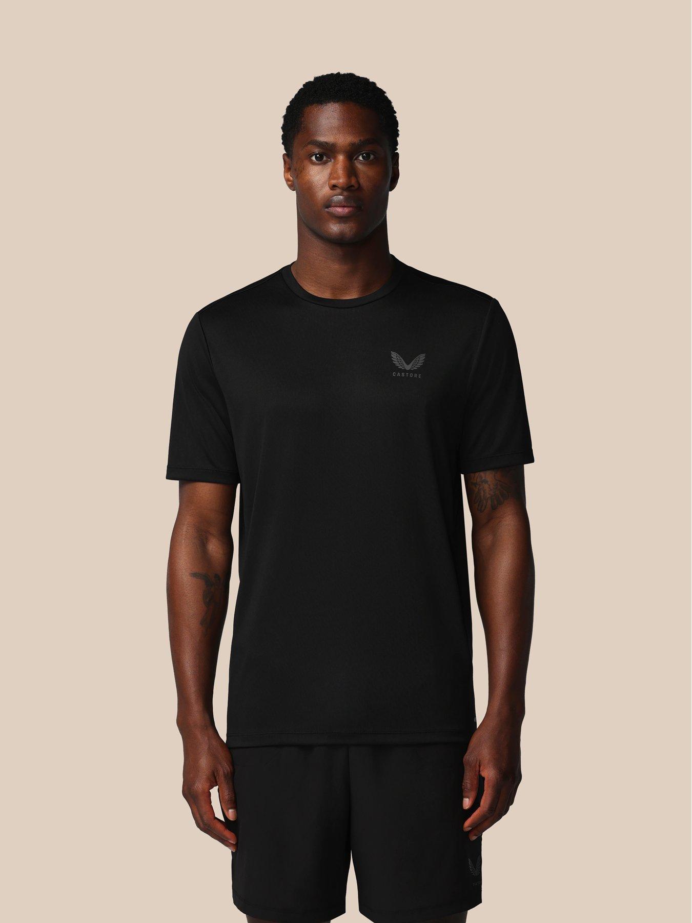 castore-mens-training-t-shirt-blackfront