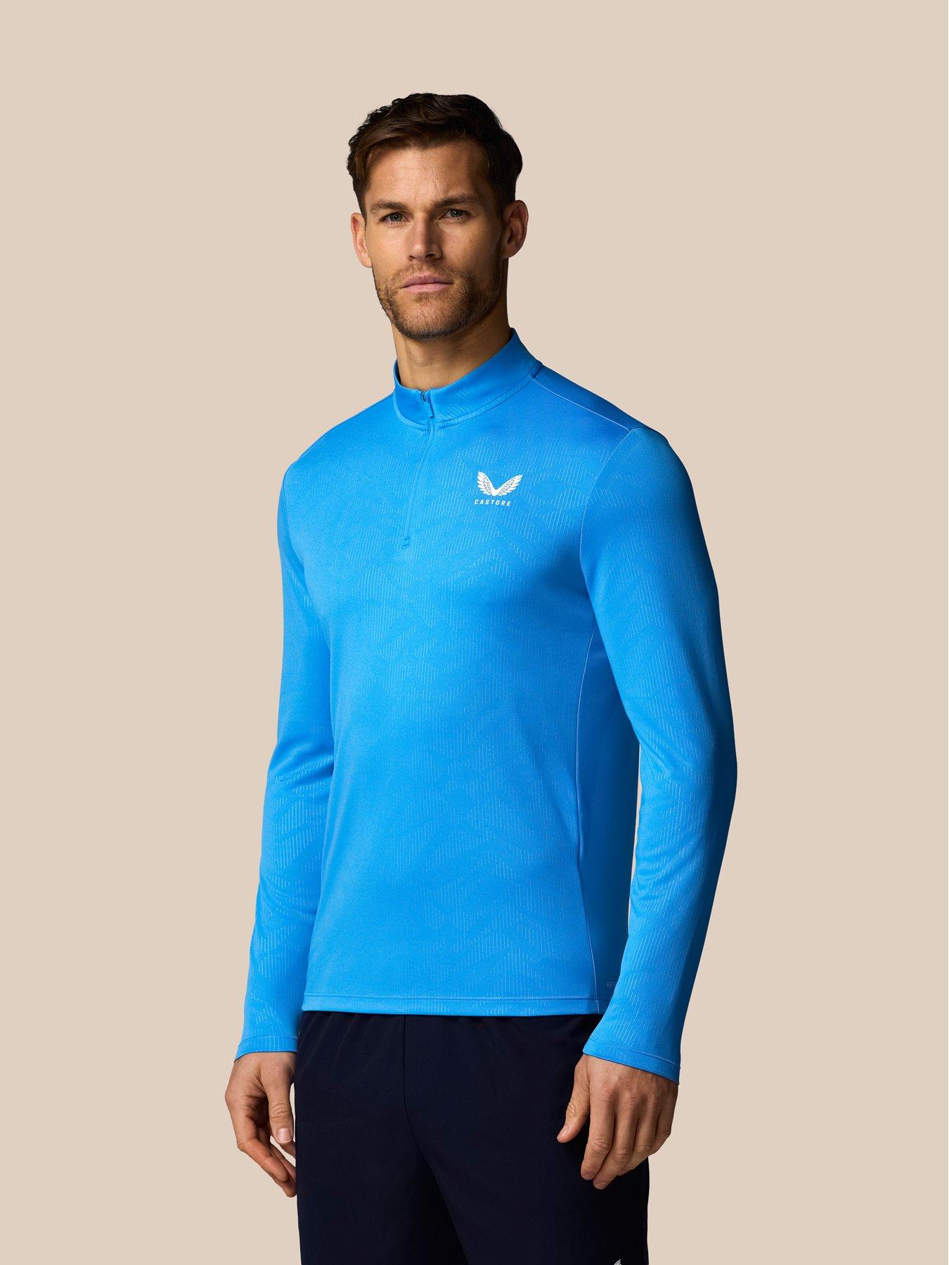 castore-mens-training-printed-14-zip-long-sleeve-top-blueoutfit