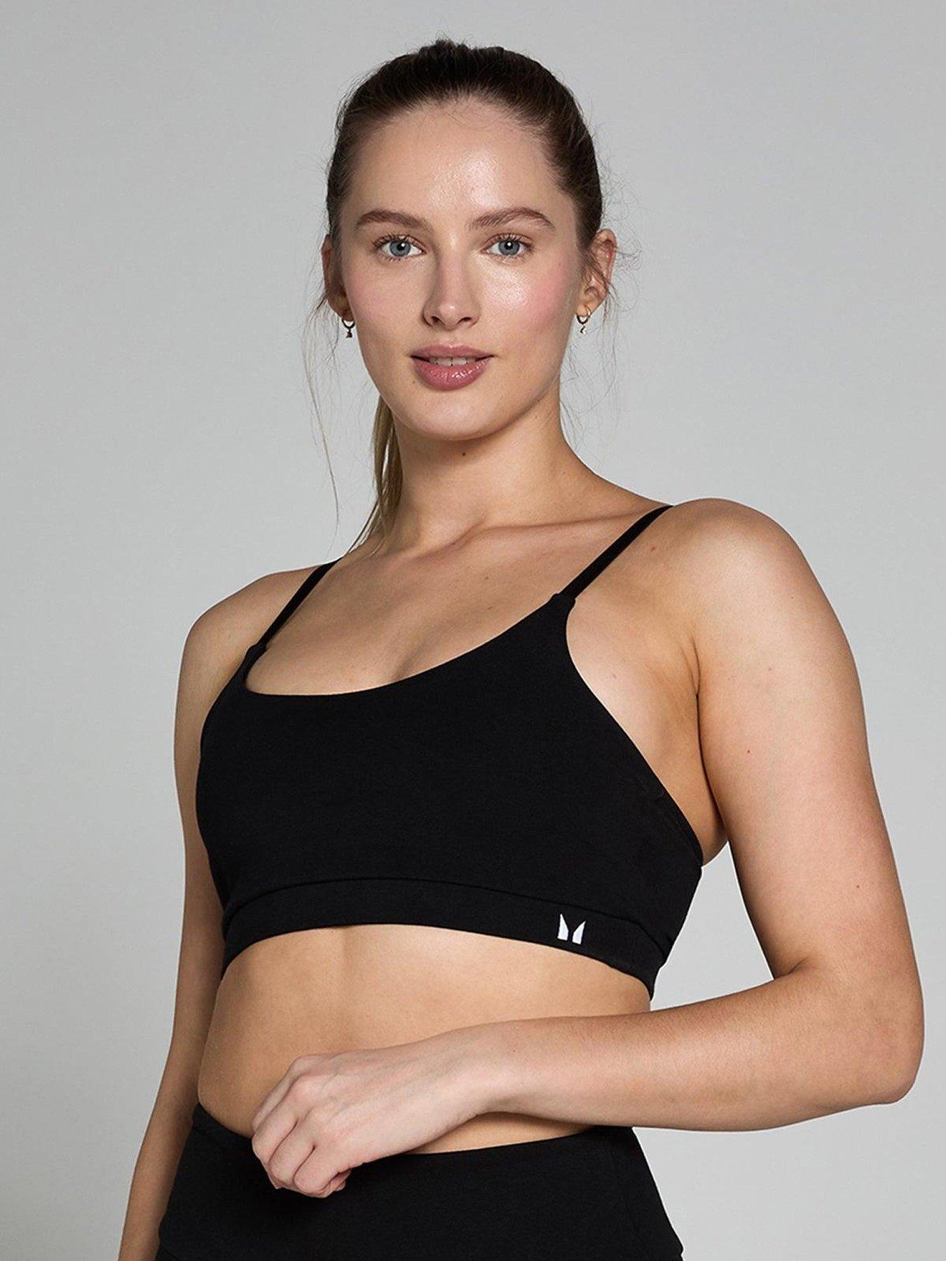 MyProtein Womens Training Basics Bra - Black