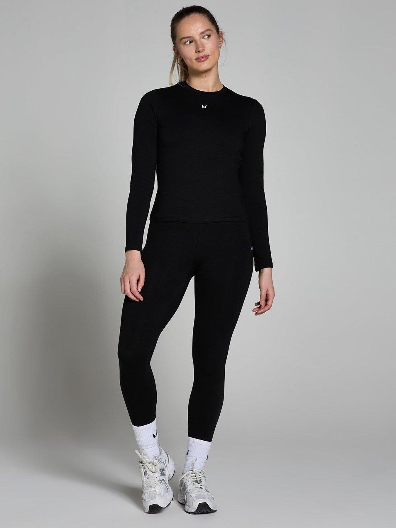myprotein-womens-training-basics-body-fit-long-sleeve-blackback