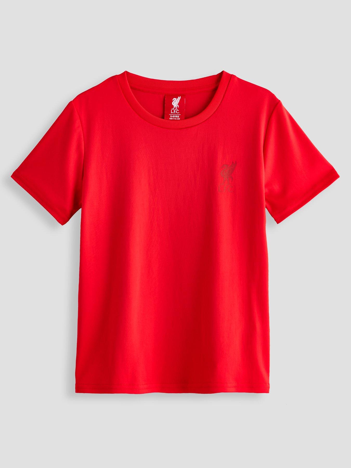 Image 1 of 4 of Liverpool FC Kids Lfc Red Poly Tee - Red