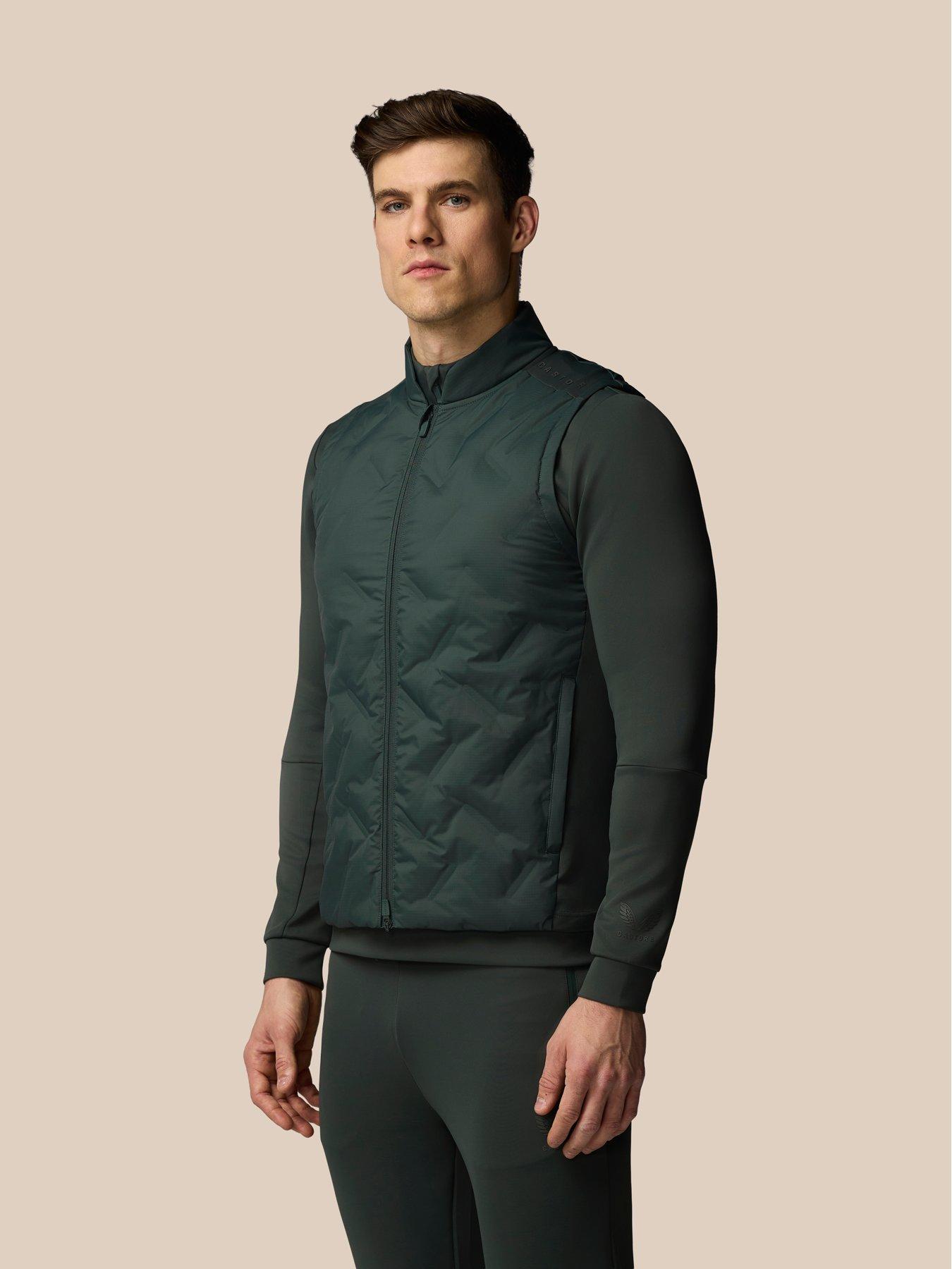 castore-mens-training-hybrid-gilet-greenfront