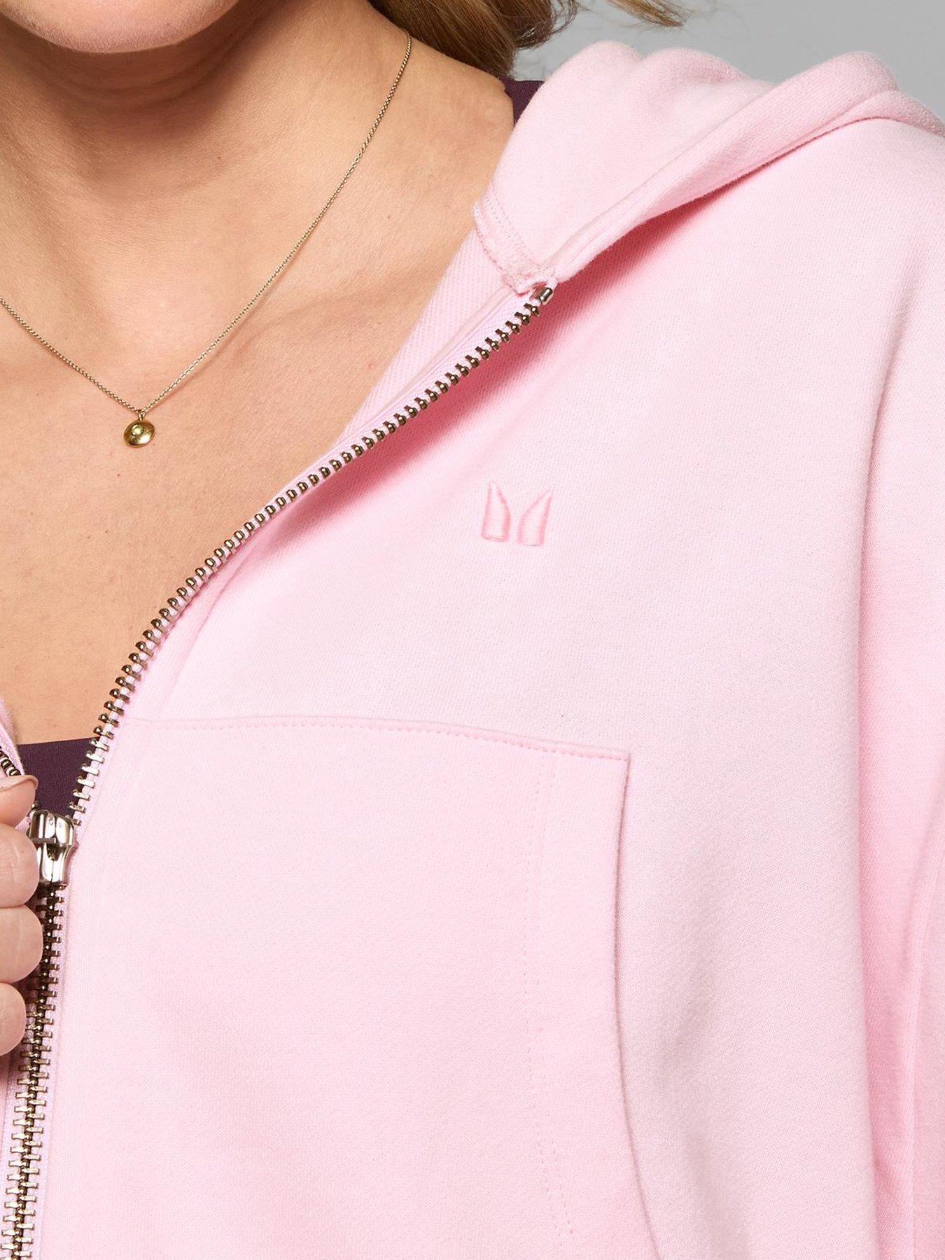 myprotein-womens-training-lightweight-loopback-zip-through-hoodie-pinkoutfit