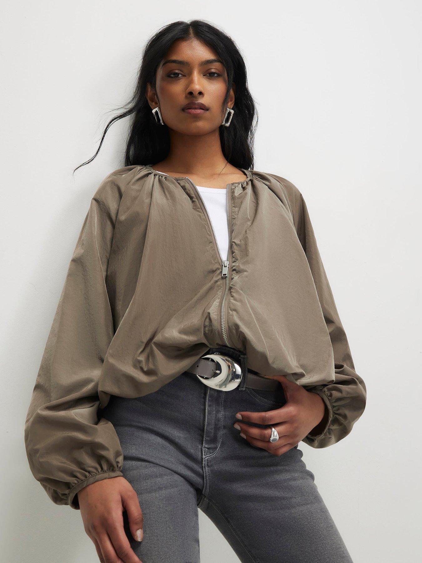 river-island-puff-sleeve-zip-through-jacket-greenfront
