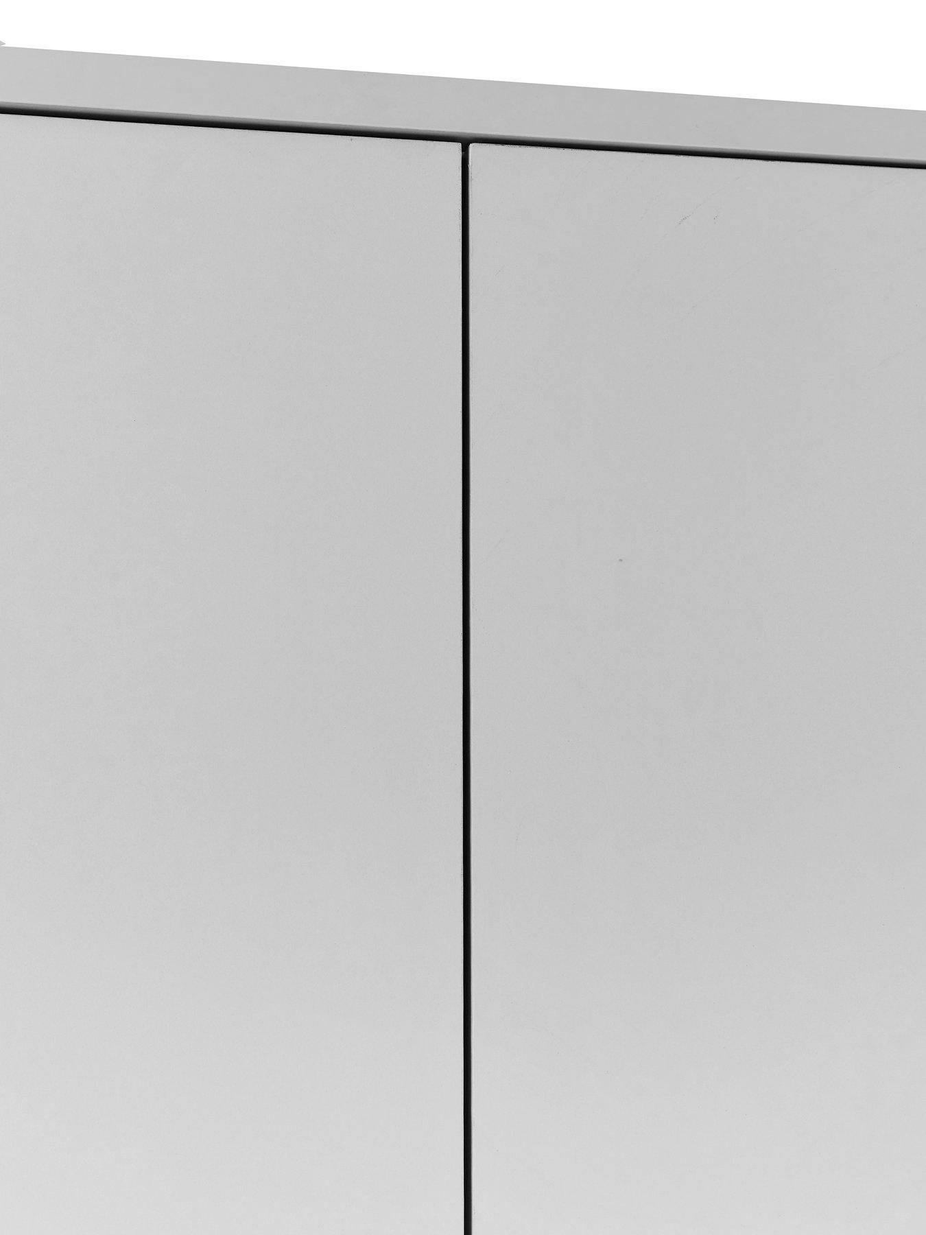 Image 6 of 7 of The Very Collection Murcia 4 Door Wardrobe - White