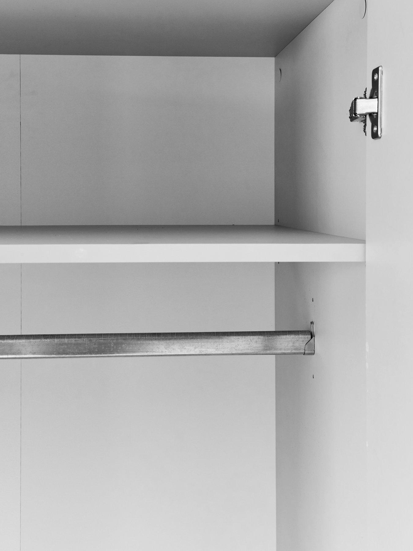 Image 7 of 7 of The Very Collection Murcia 4 Door Wardrobe - White