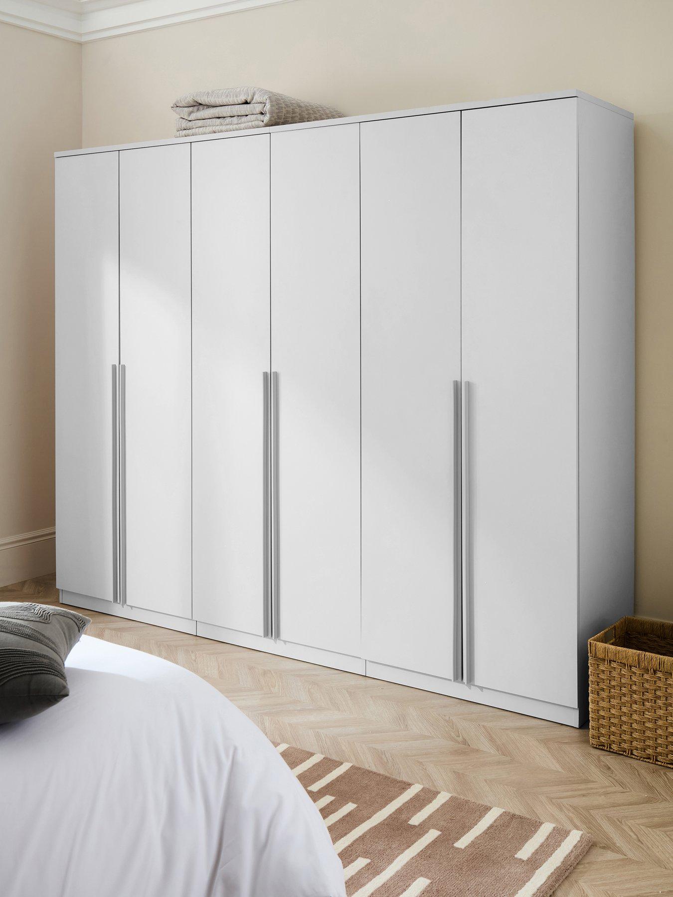 The Very Collection Murcia 6 Door Wardrobe - White - FSC® Certified
