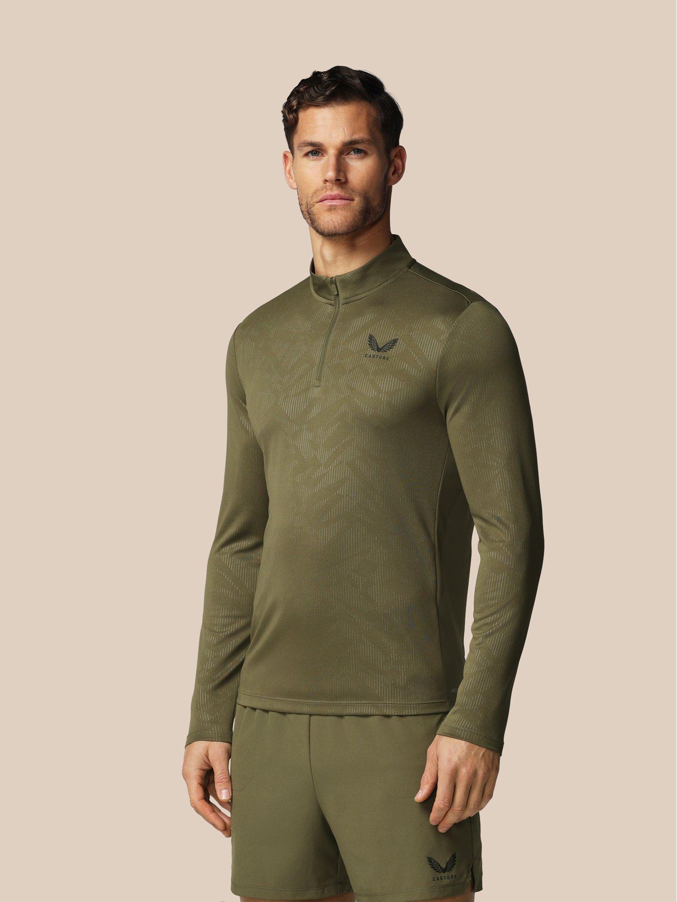 castore-mens-training-printed-14-zip-long-sleeve-top-greendetail
