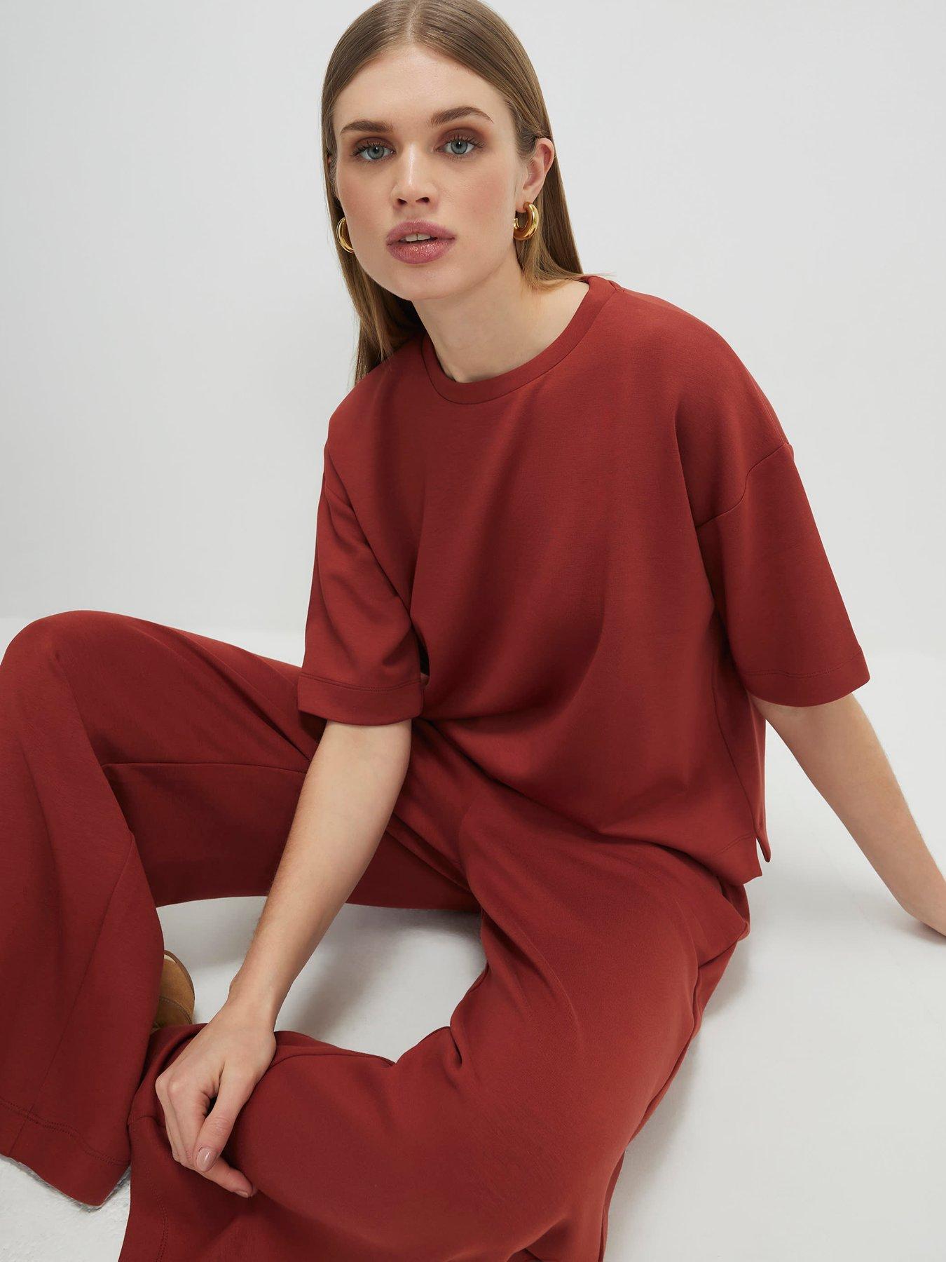 river-island-short-sleeve-premium-boxy-t-shirt-orangeoutfit