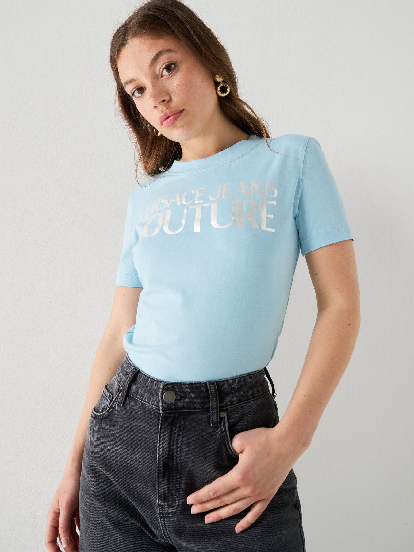 Versace Jeans Couture Logo T-Shirt - Blue