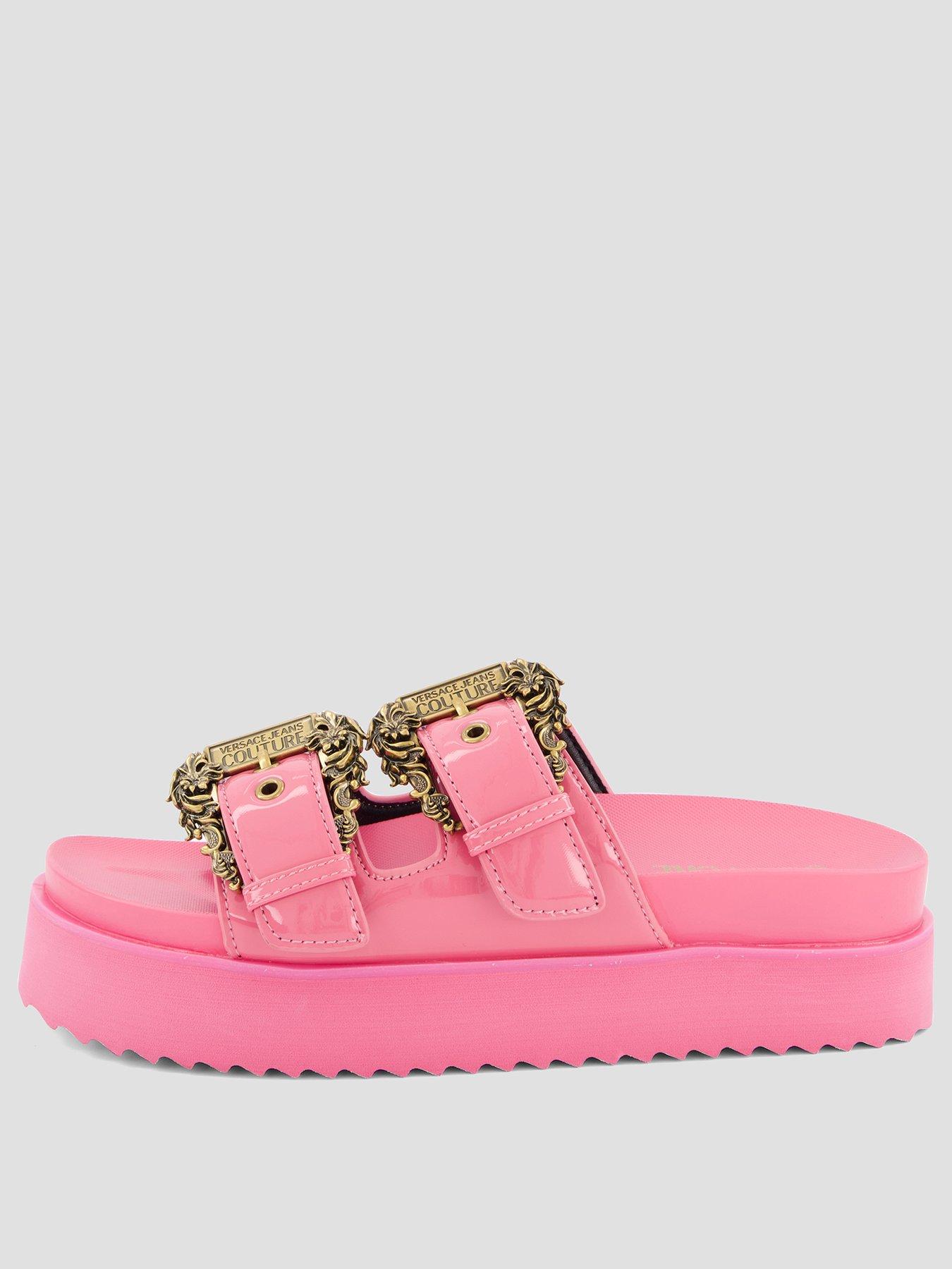 Image 2 of 7 of Versace Jeans Couture Double Bucket Platform Sandal
