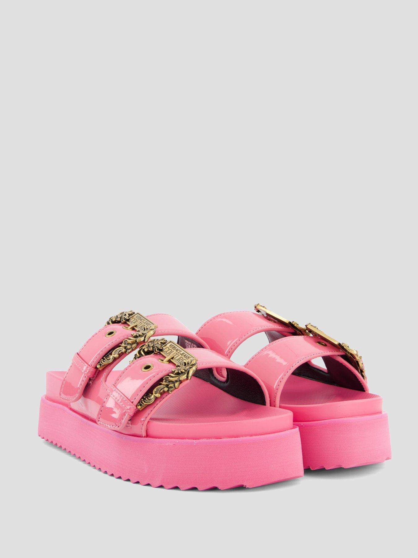 Image 6 of 7 of Versace Jeans Couture Double Bucket Platform Sandal