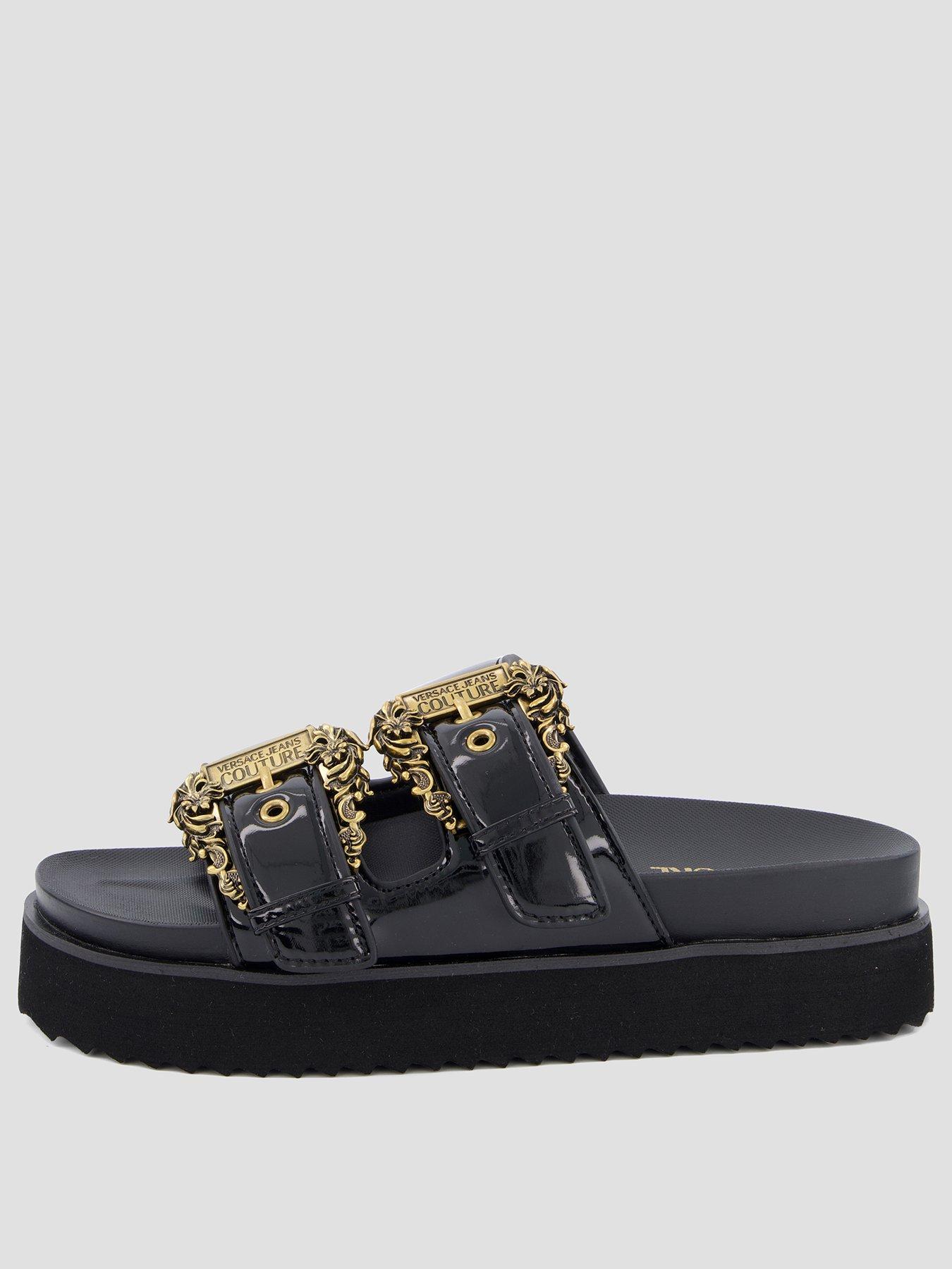 Image 2 of 8 of Versace Jeans Couture Double Bucket Platform Sandal