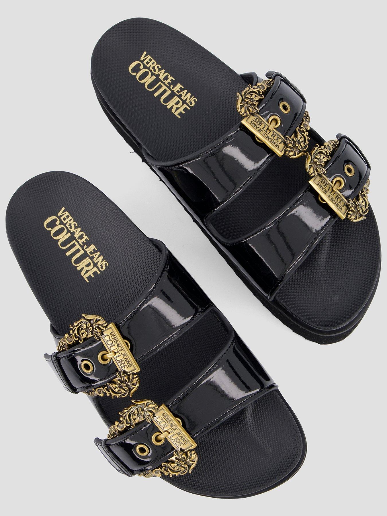 Image 4 of 8 of Versace Jeans Couture Double Bucket Platform Sandal
