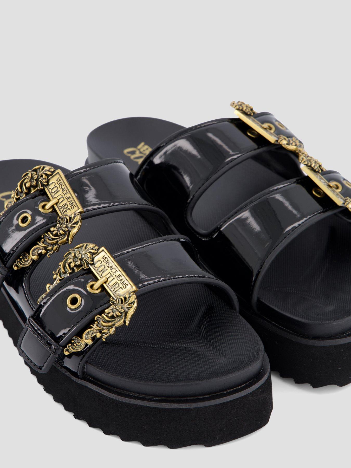 Image 6 of 8 of Versace Jeans Couture Double Bucket Platform Sandal