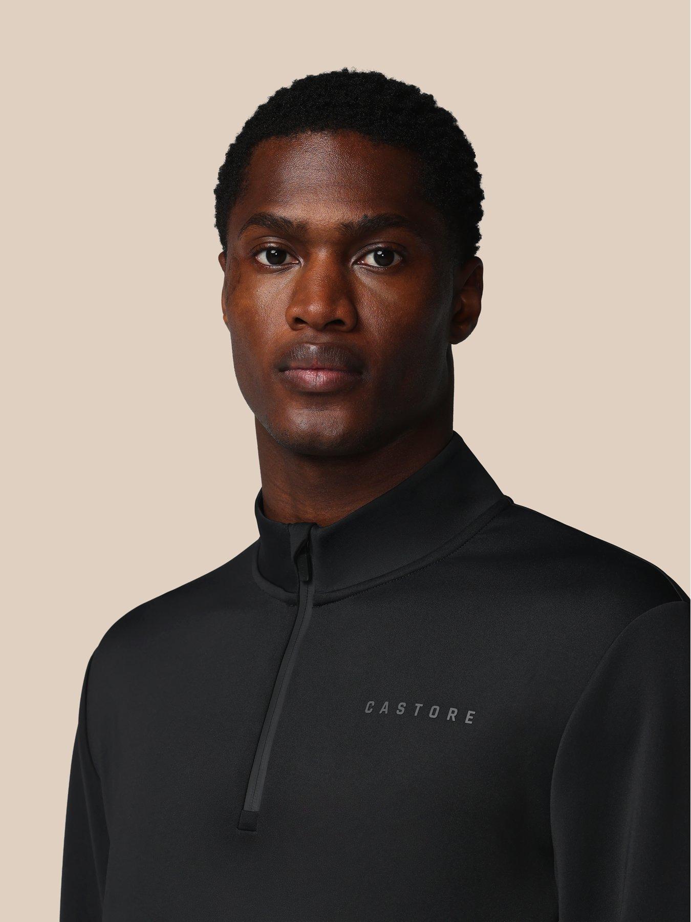 castore-mens-training-flex-14-zip-sweatshirt-blackoutfit