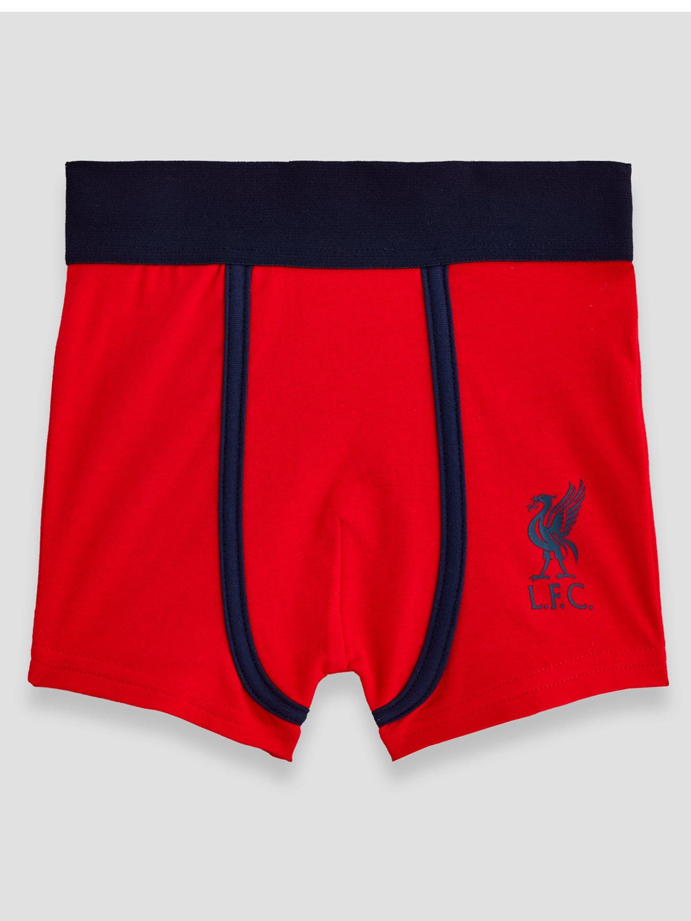 Image 3 of 5 of Liverpool FC Boys 3 Pack Liverpool FC Logo Trunks - Multi