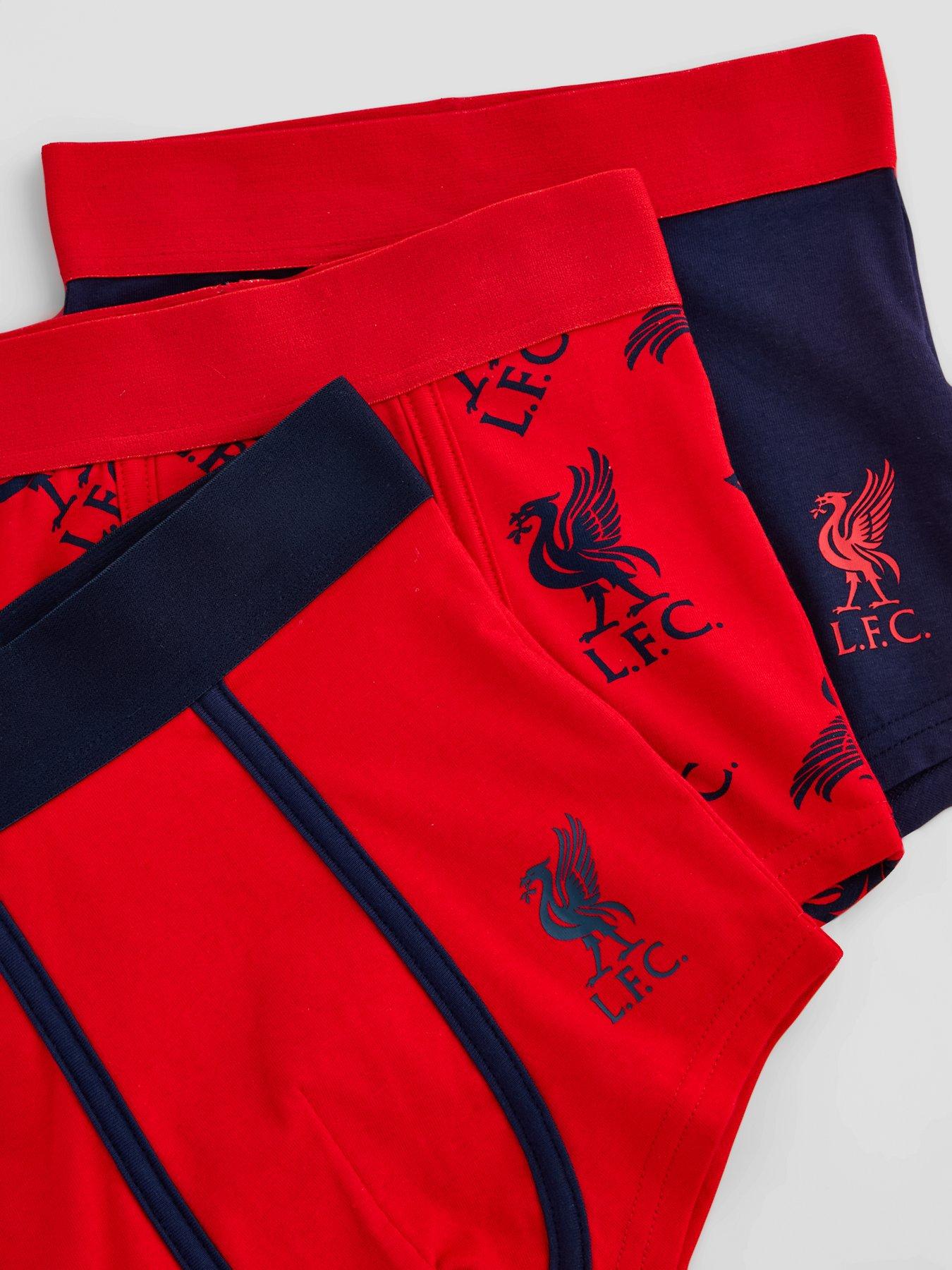 Image 4 of 5 of Liverpool FC Boys 3 Pack Liverpool FC Logo Trunks - Multi