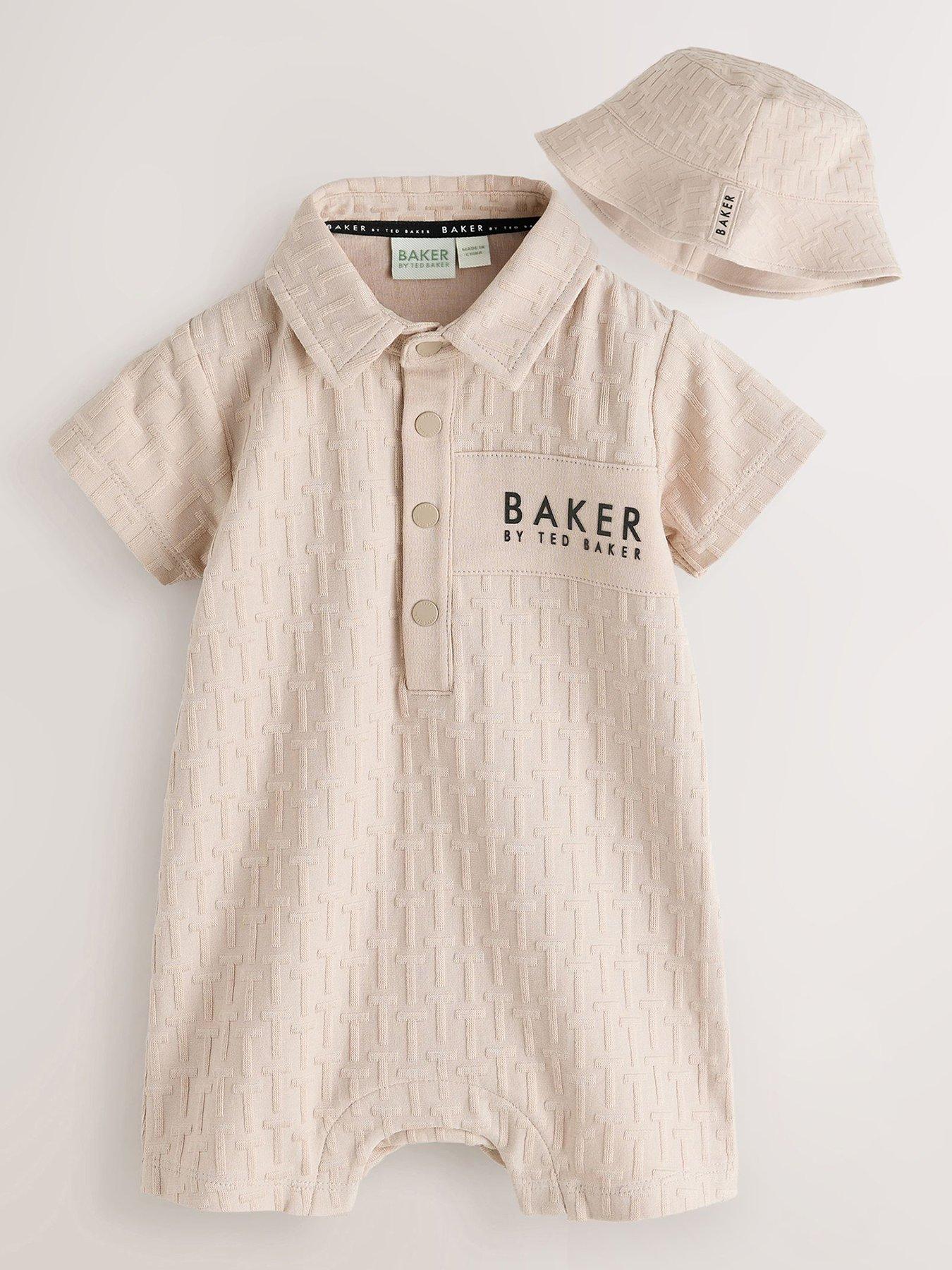 ted-baker-baby-boys-logo-romper-hat-set-beige