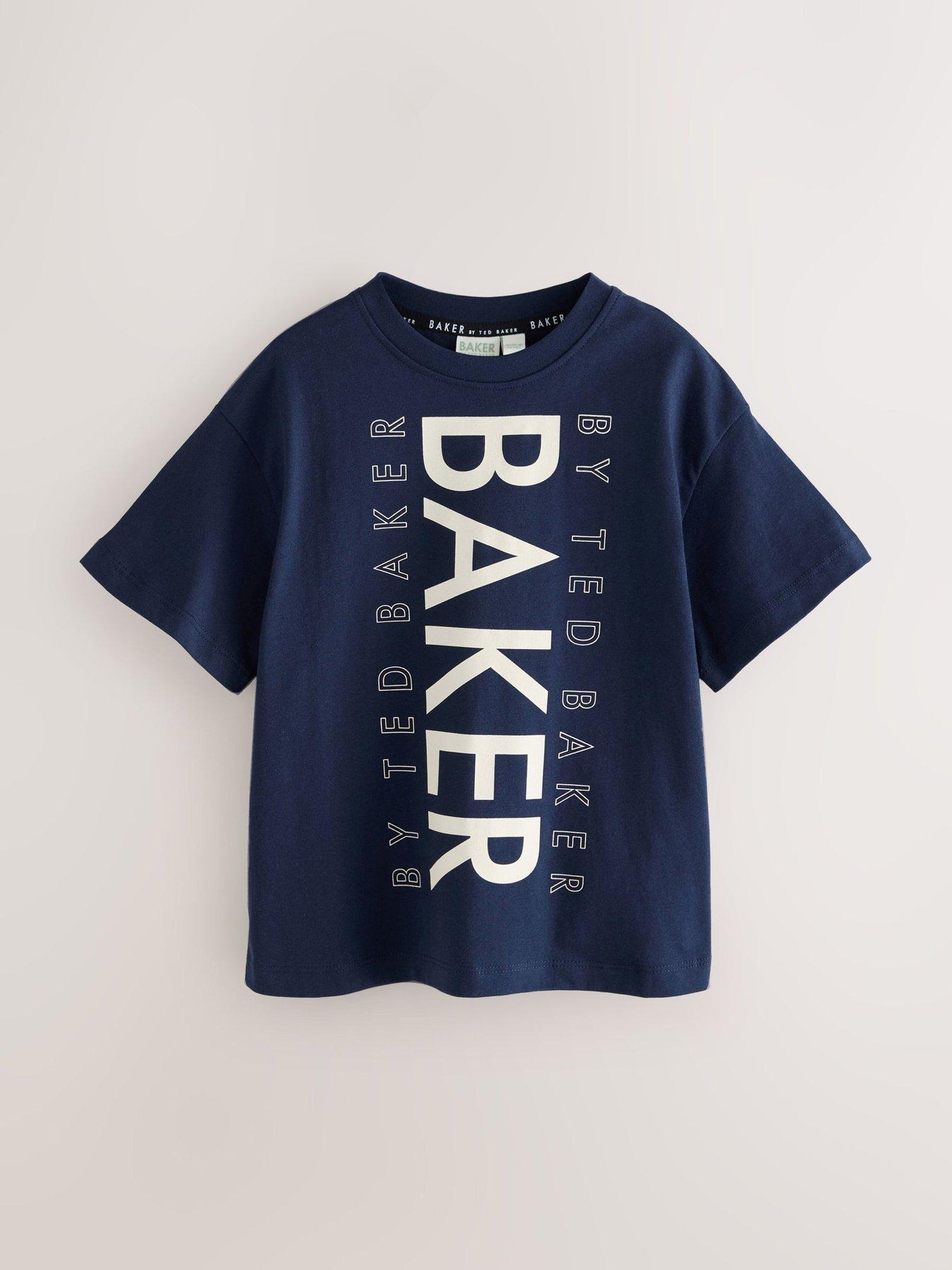 Image 4 of 7 of Ted Baker Older Boys 3 Pack Graphic Logo T-Shirts - Neutral
