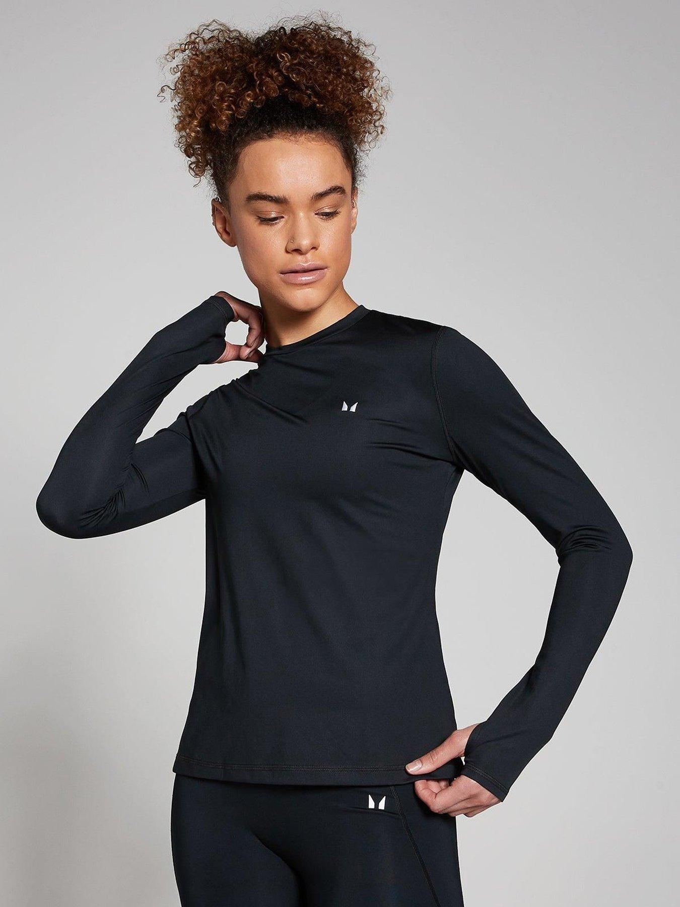 myprotein-womens-training-training-regular-fit-long-sleeve-top-blackfront