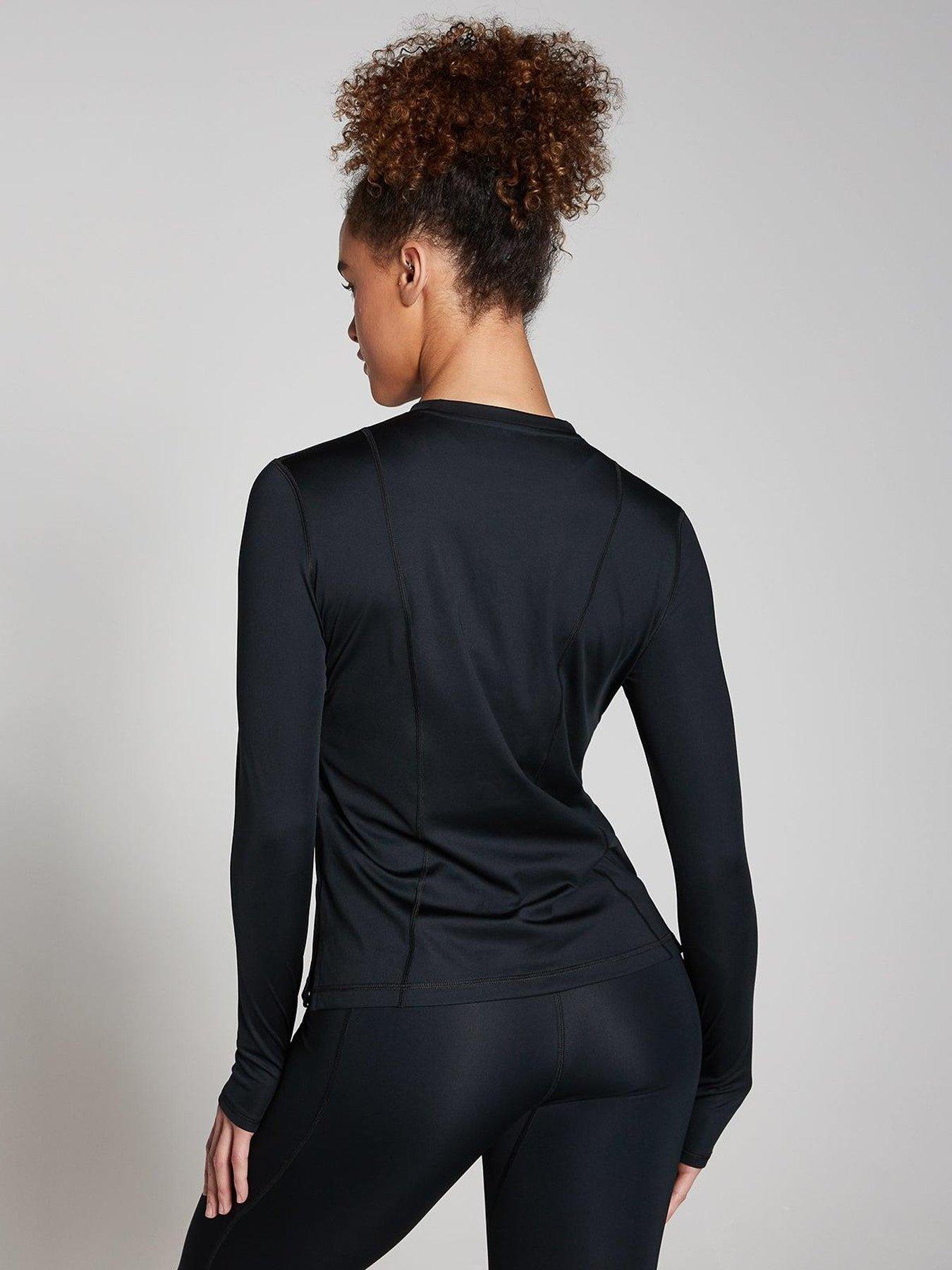 myprotein-womens-training-training-regular-fit-long-sleeve-top-blackstillFront